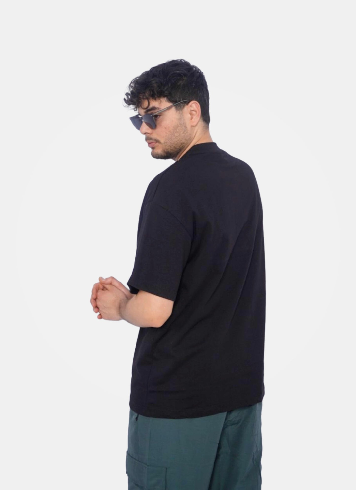 LOST YOUTH oversize t-shirt - BLACK