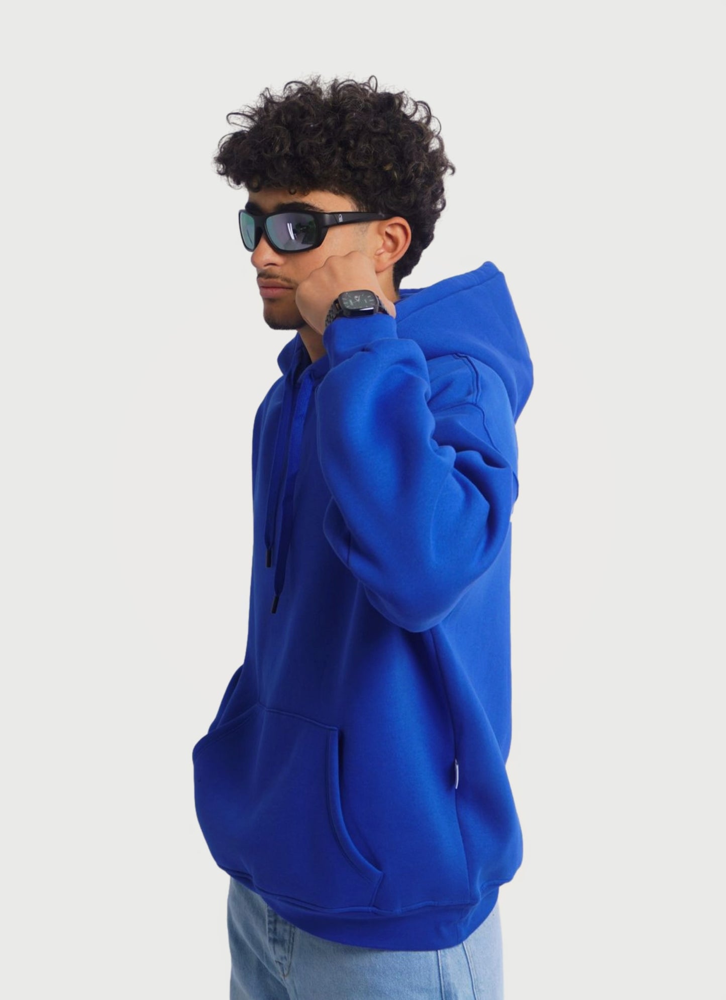 BLEU HOODIE ' LOCALLY HATED '