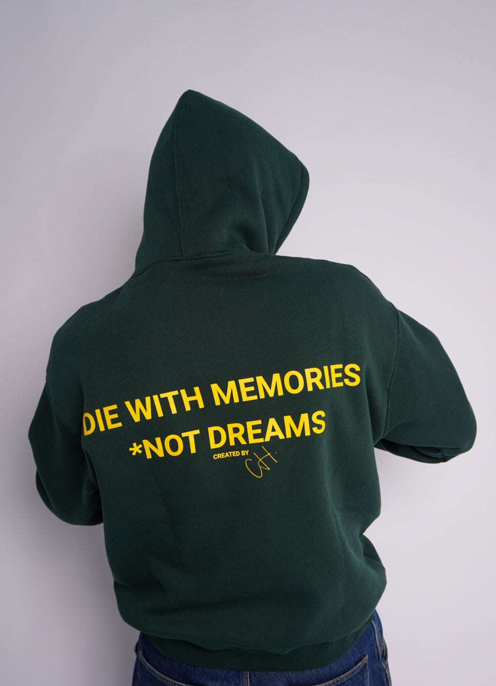 GREEN HOODIE ' HIDDEN HILLS '
