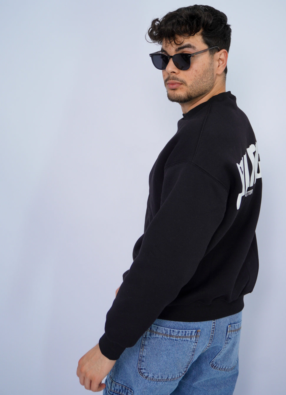 BLACK SWEAT SHIRT ' SILENCE '