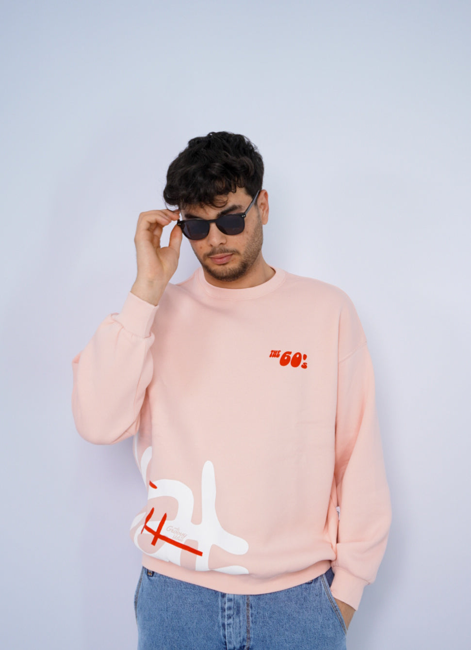 PINK SWEAT SHIRT ' 60'S '