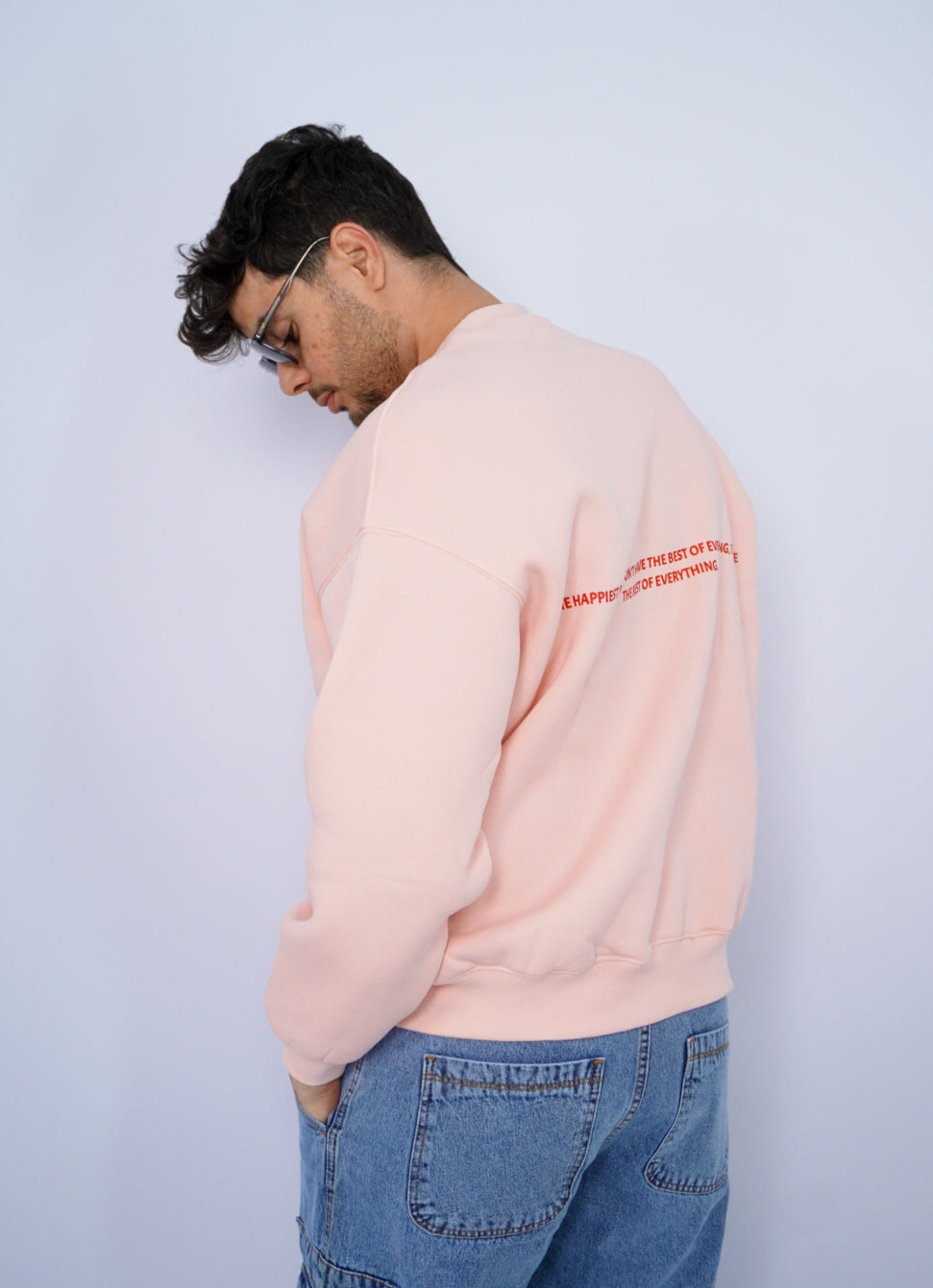 PINK SWEAT SHIRT ' 60'S '