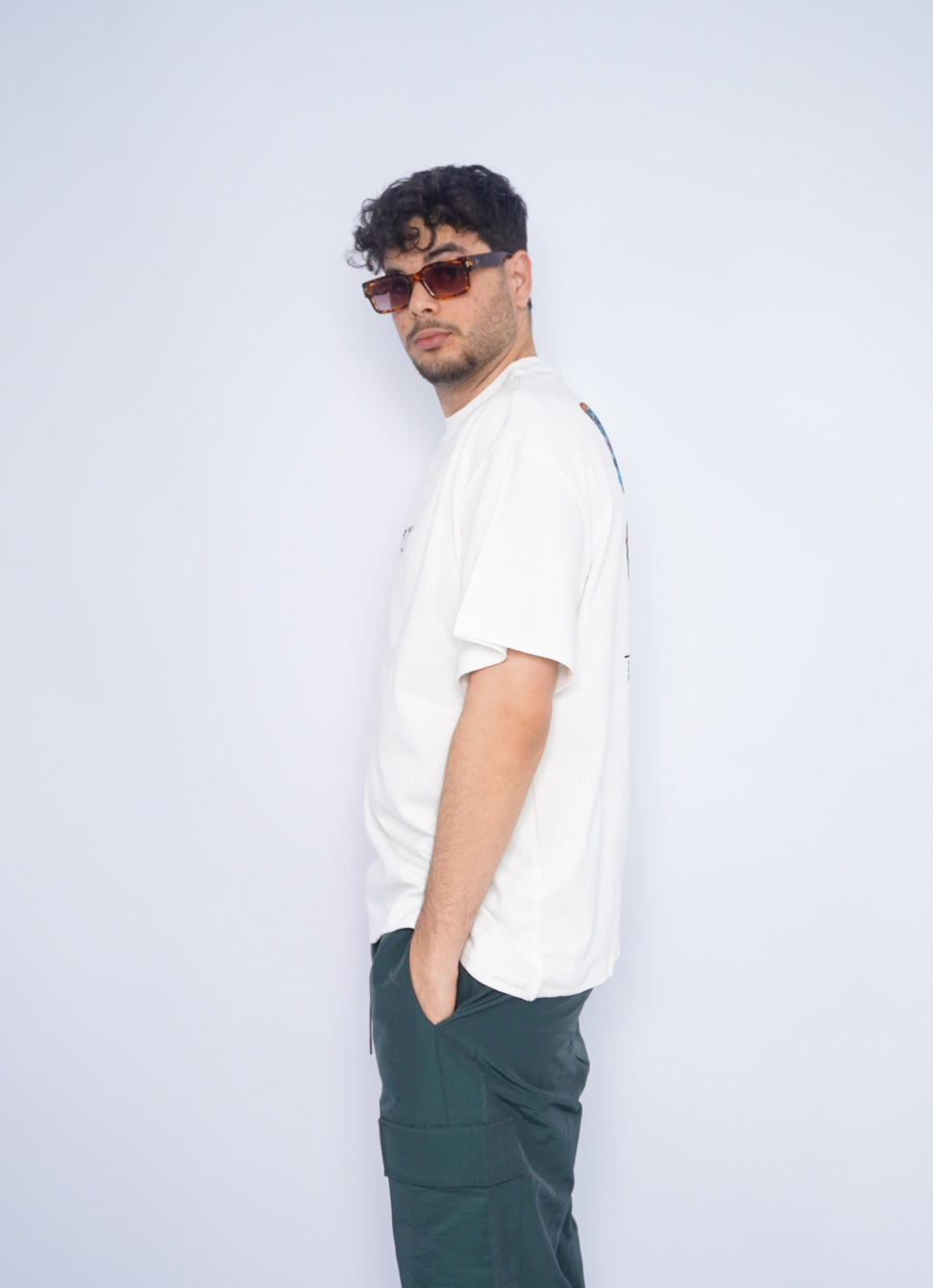 BUTTERFLY oversize t-shirt - WHITE