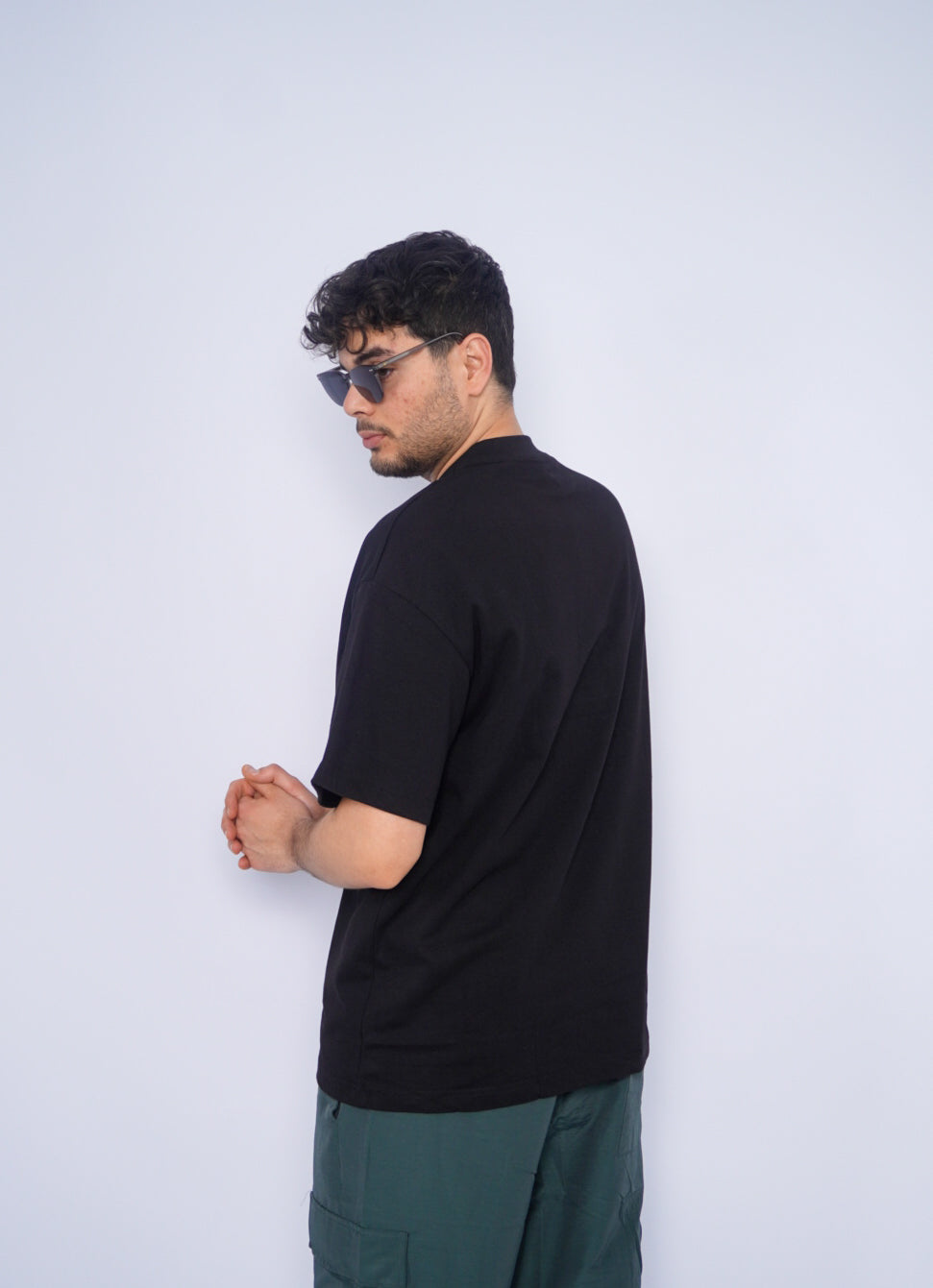 LOST YOUTH oversize t-shirt - BLACK