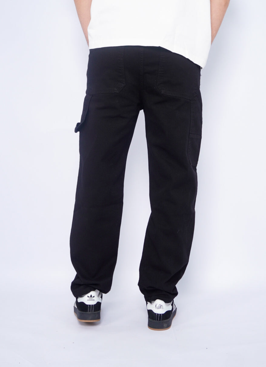 BAGGY JEANS ( 3 pocket ) - BLACK