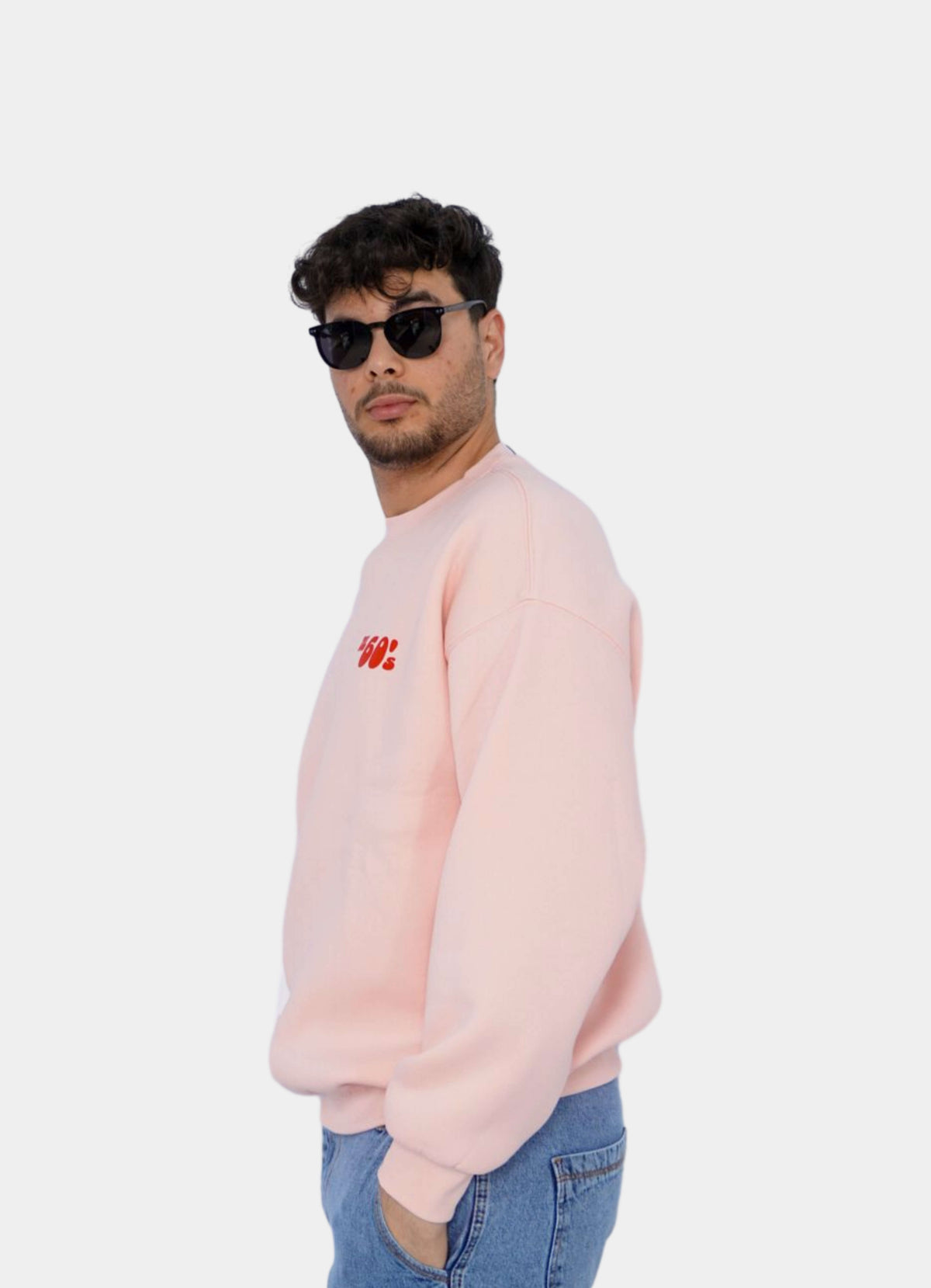 PINK SWEAT SHIRT ' 60'S '