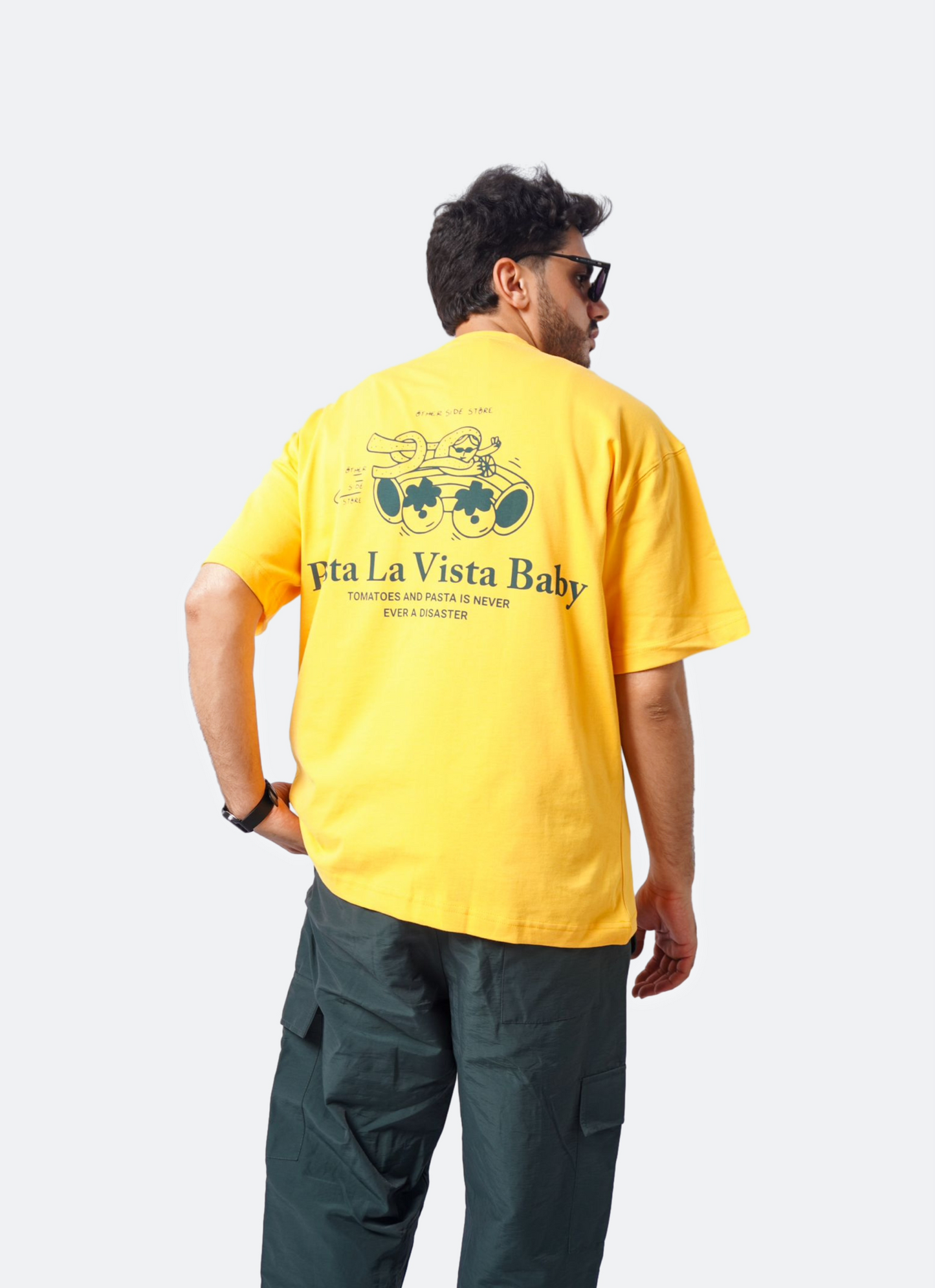 PASTA LA VISTA oversize t-shirt - SOFT ORANGE