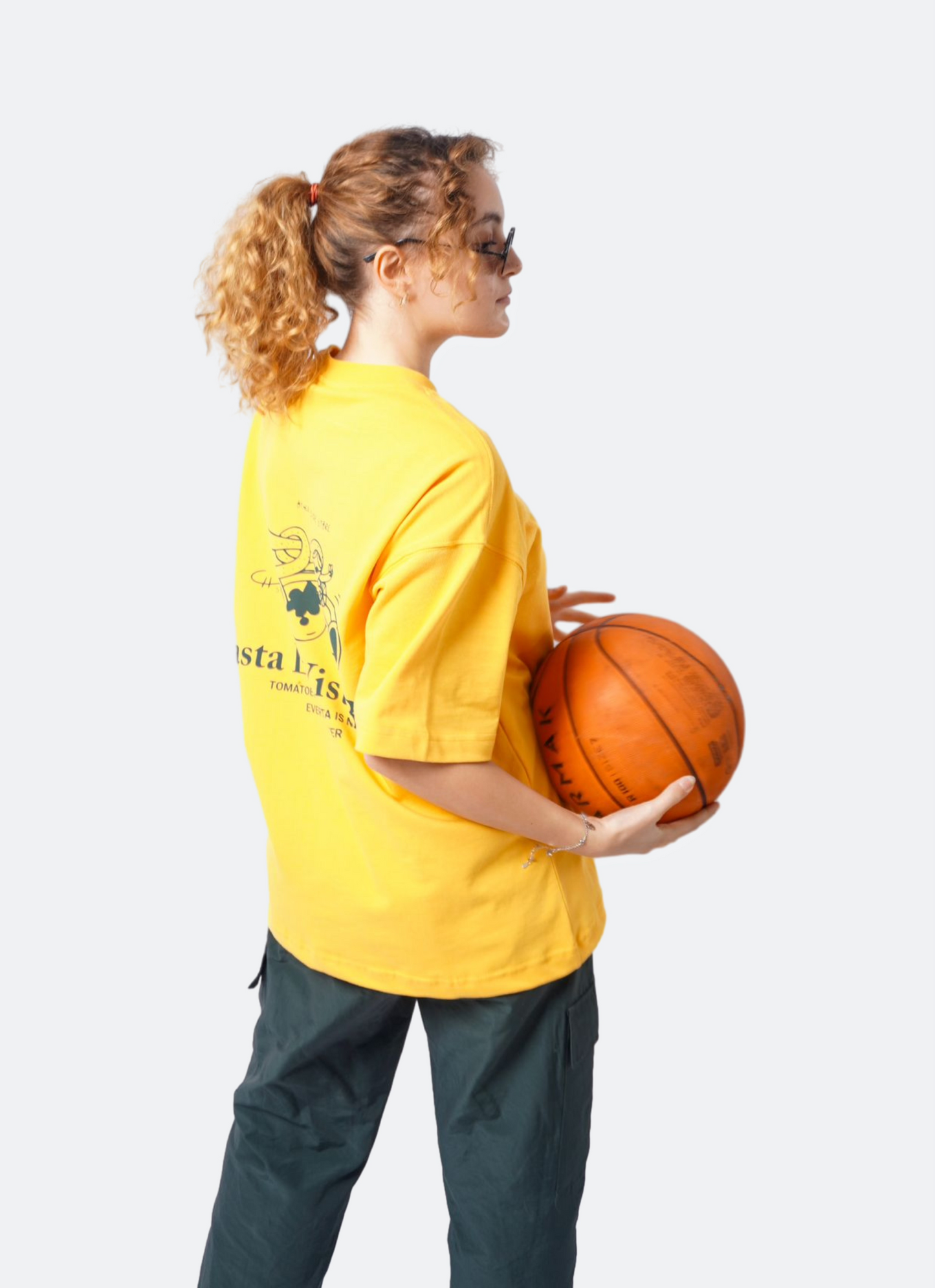 PASTA LA VISTA oversize t-shirt - SOFT ORANGE