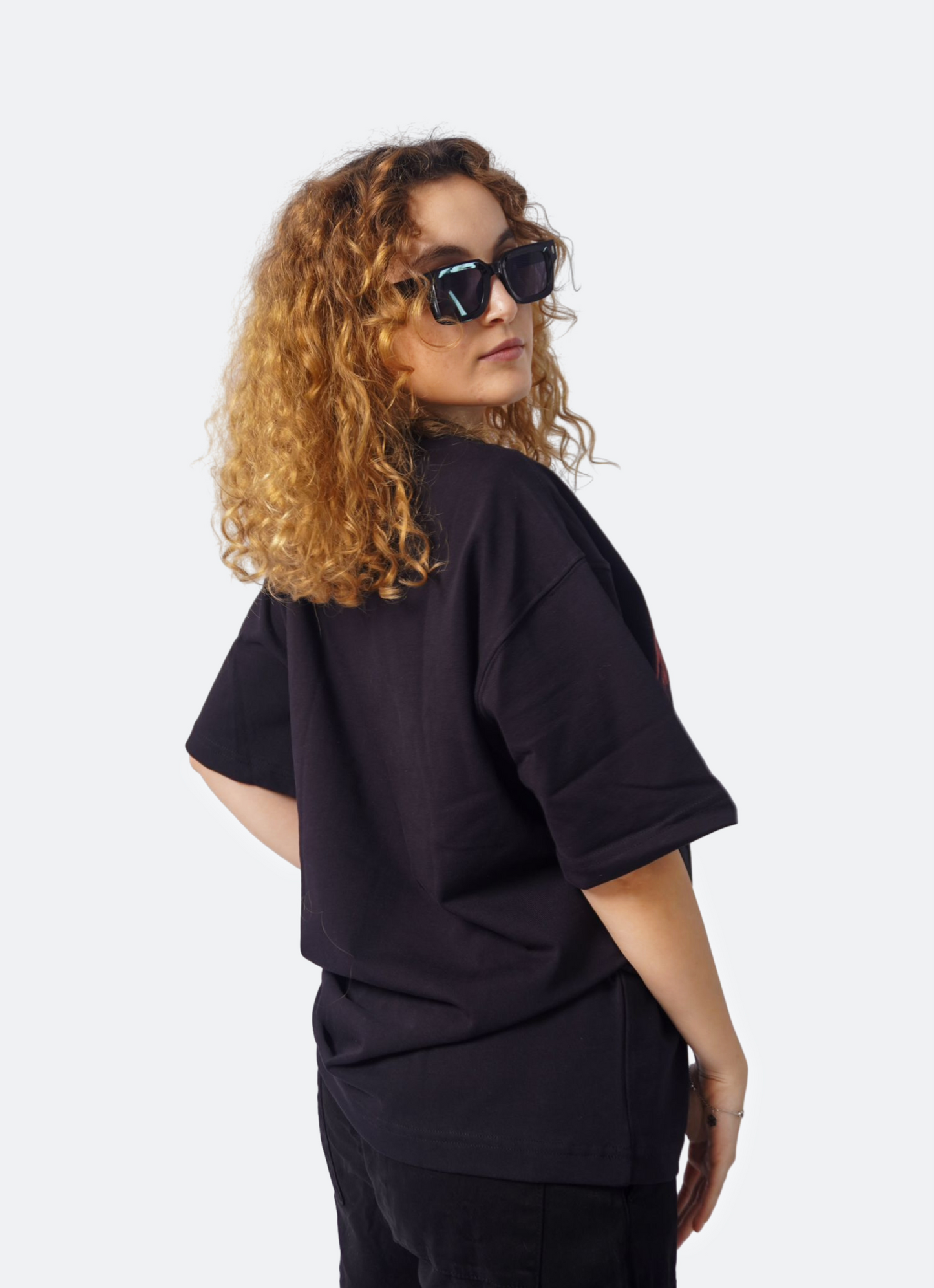 NIGHTMARE V2 oversize t-shirt - BLACK