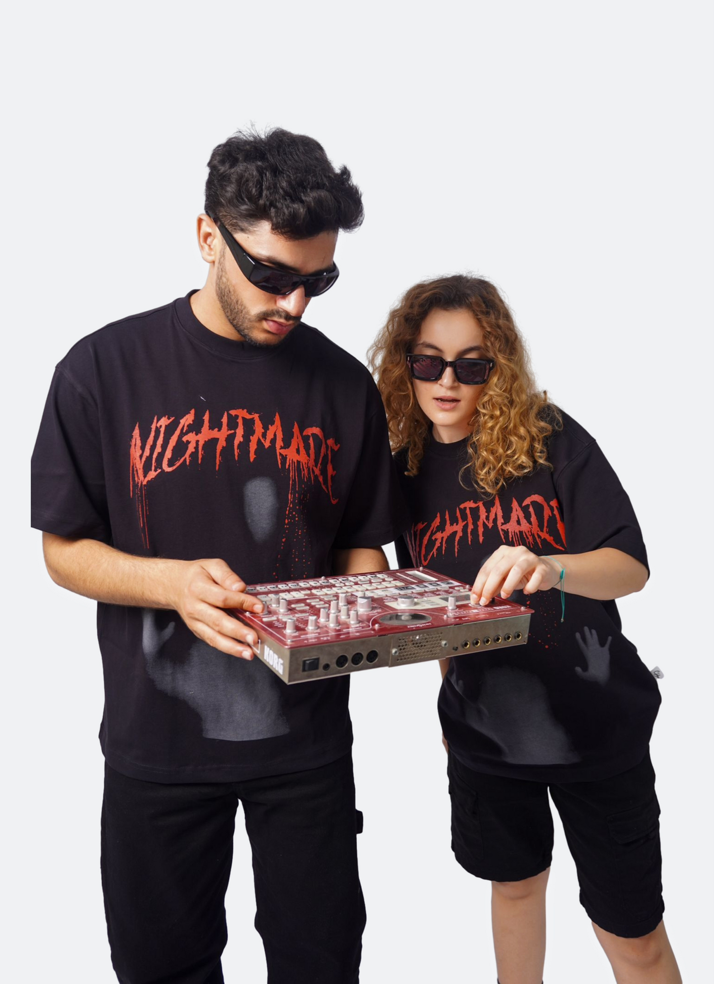 NIGHTMARE V2 oversize t-shirt - BLACK