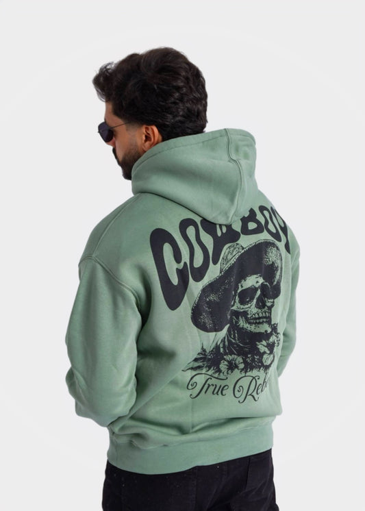 GREEN HOODIE ' COWBOY '