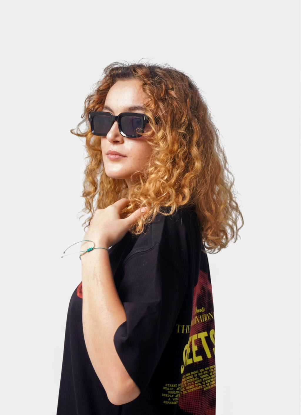 STREETSOUL oversize t-shirt - BLACK