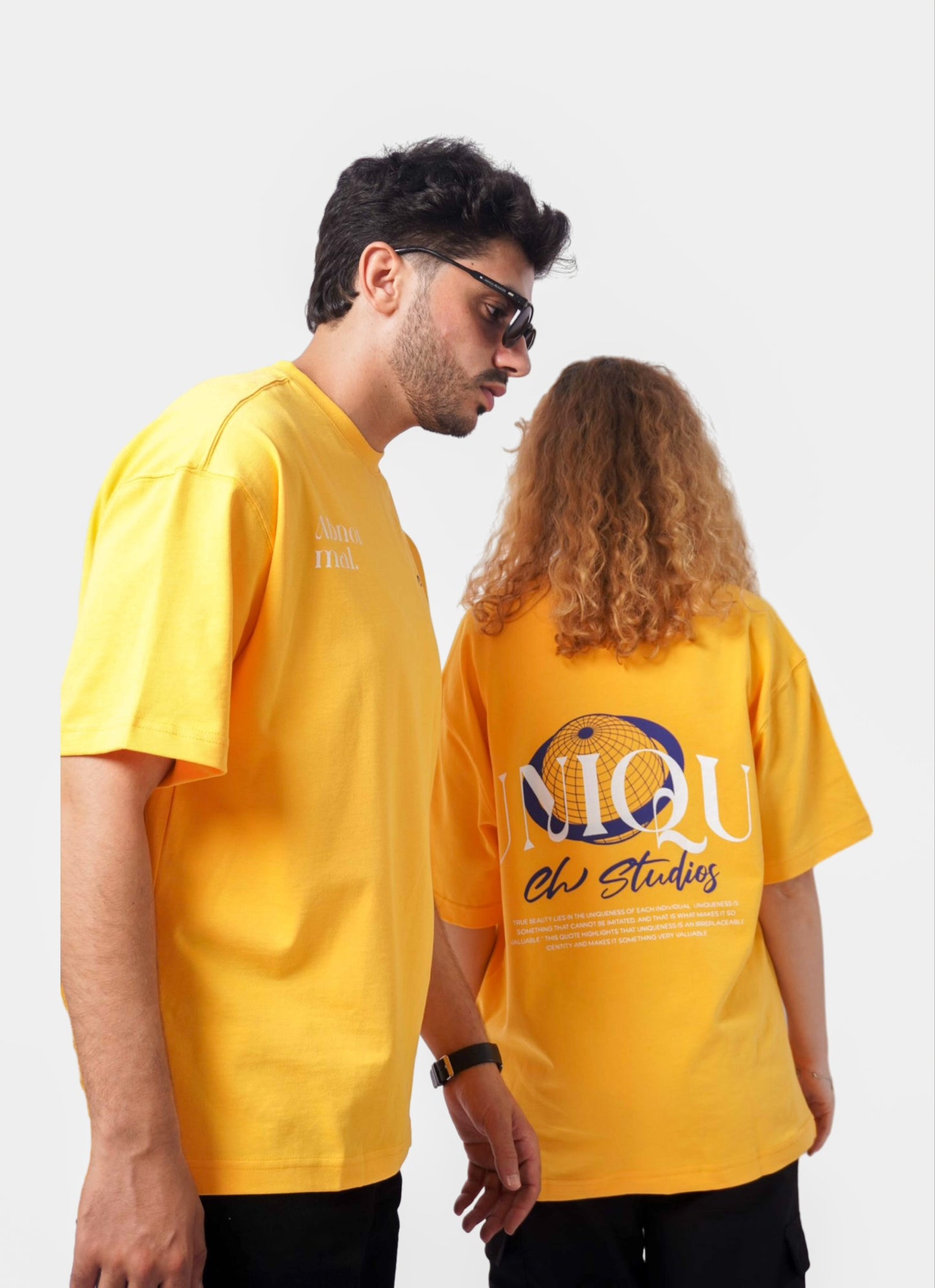 UNIQUE oversize t-shirt - SOFT ORANGE