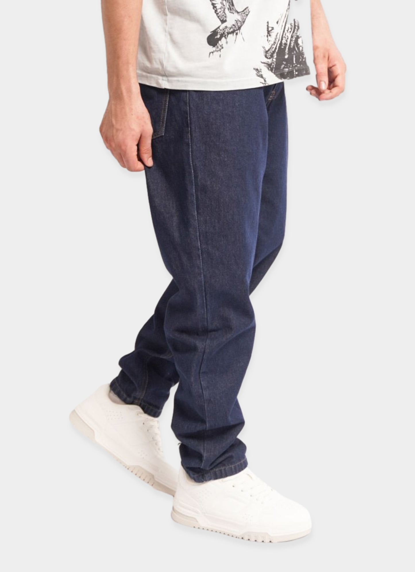 STRAIGHT JEANS - DARK BLEU