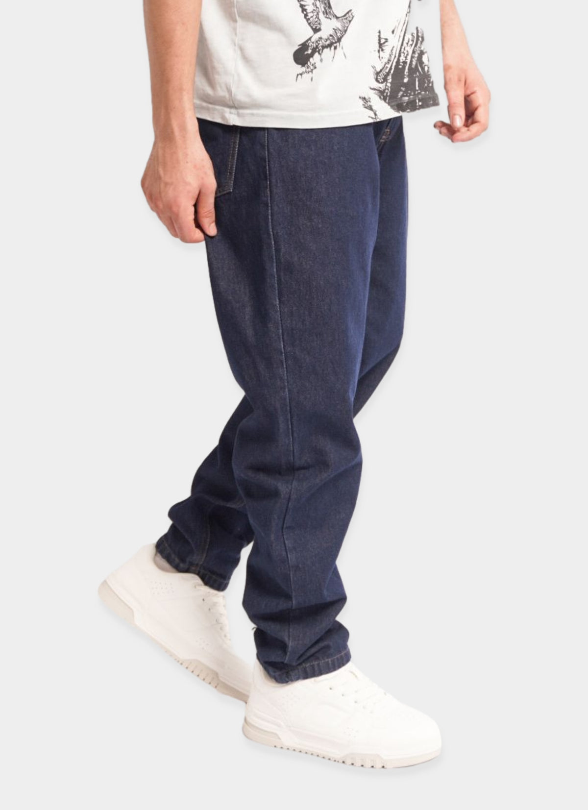 STRAIGHT JEANS - DARK BLEU
