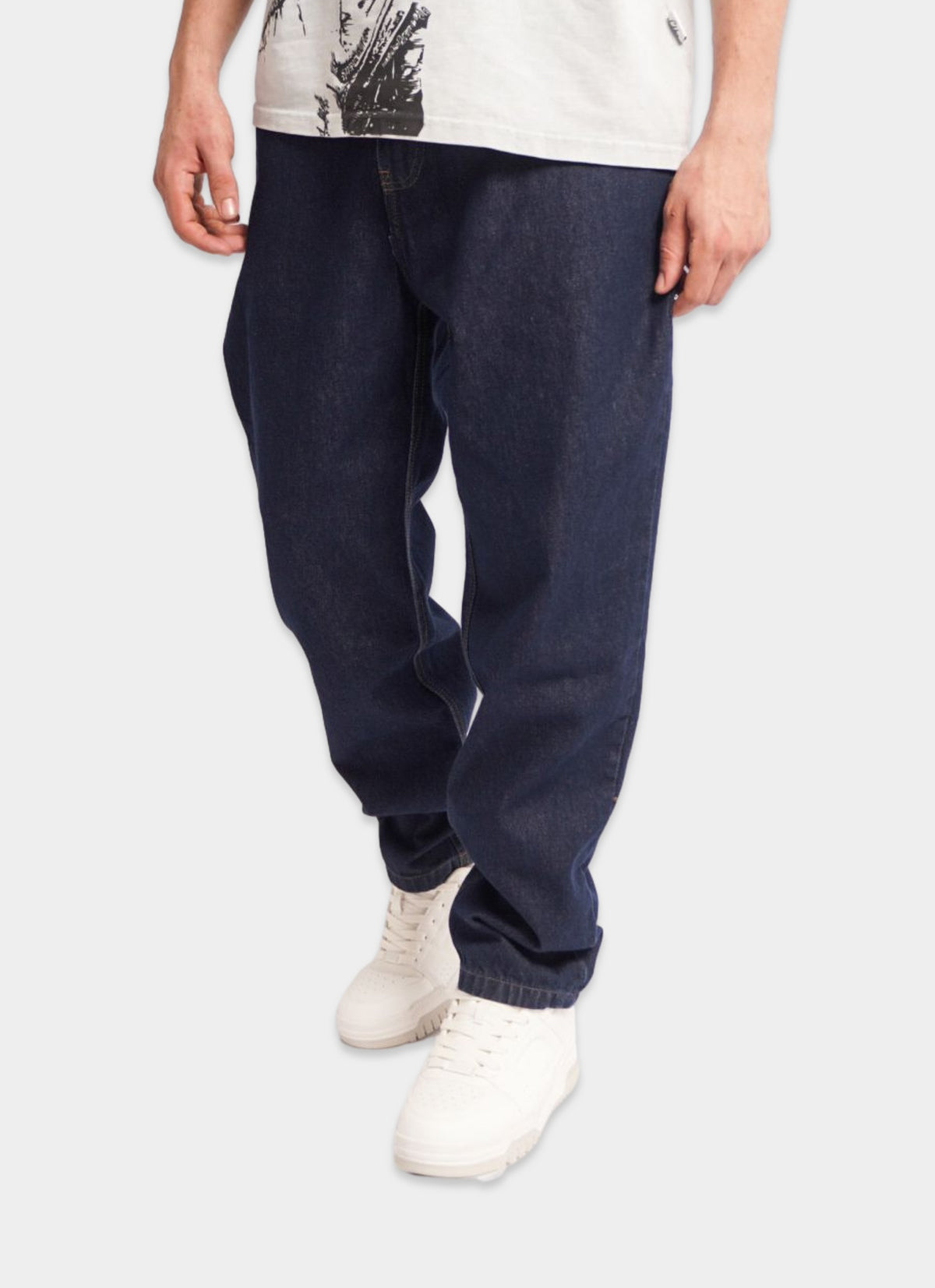 STRAIGHT JEANS - DARK BLEU