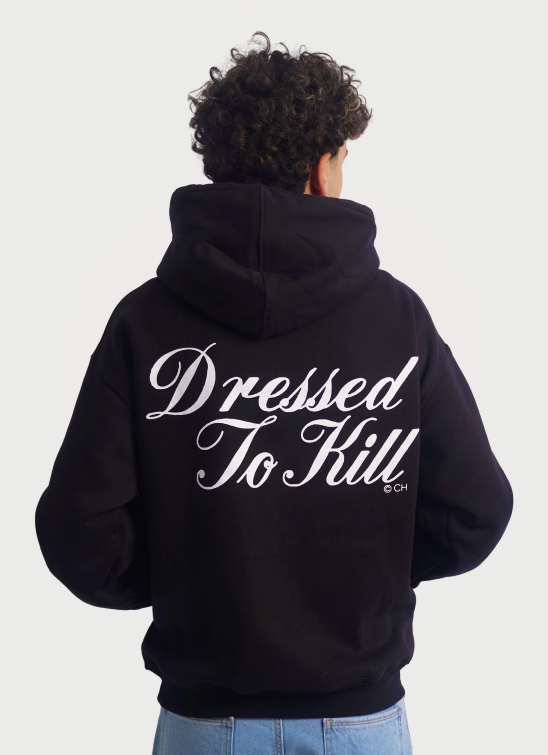 BLACK HOODIE ' DRESSED TO KILL '