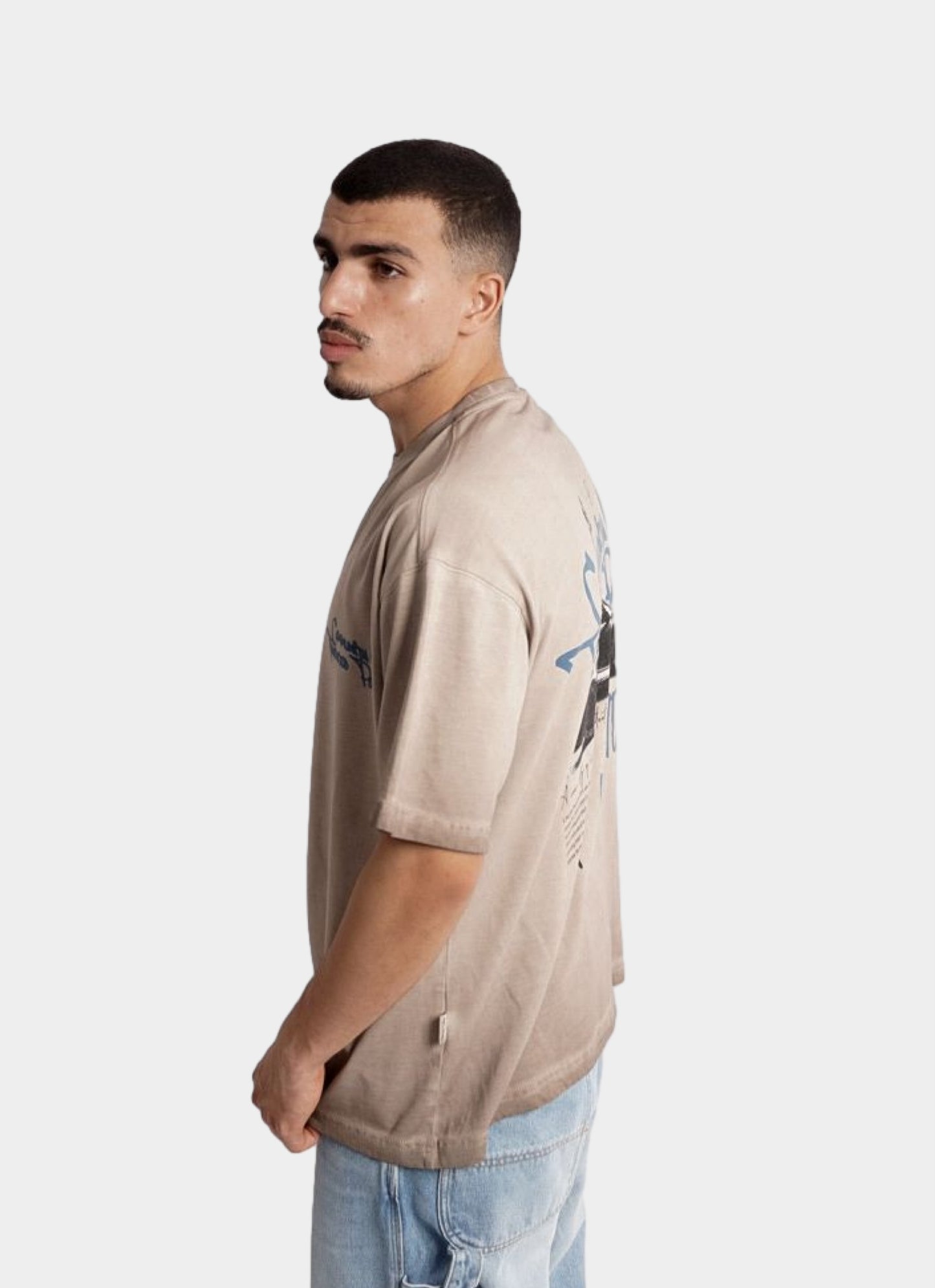TALENTED PEOPLE oversize t-shirt - MOCHA