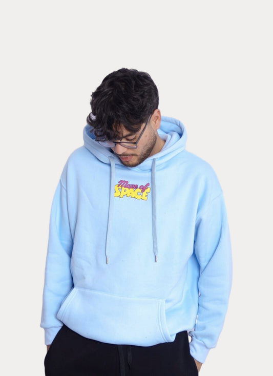 SKY BLEU HOODIE ' MAZE OF SPACE '