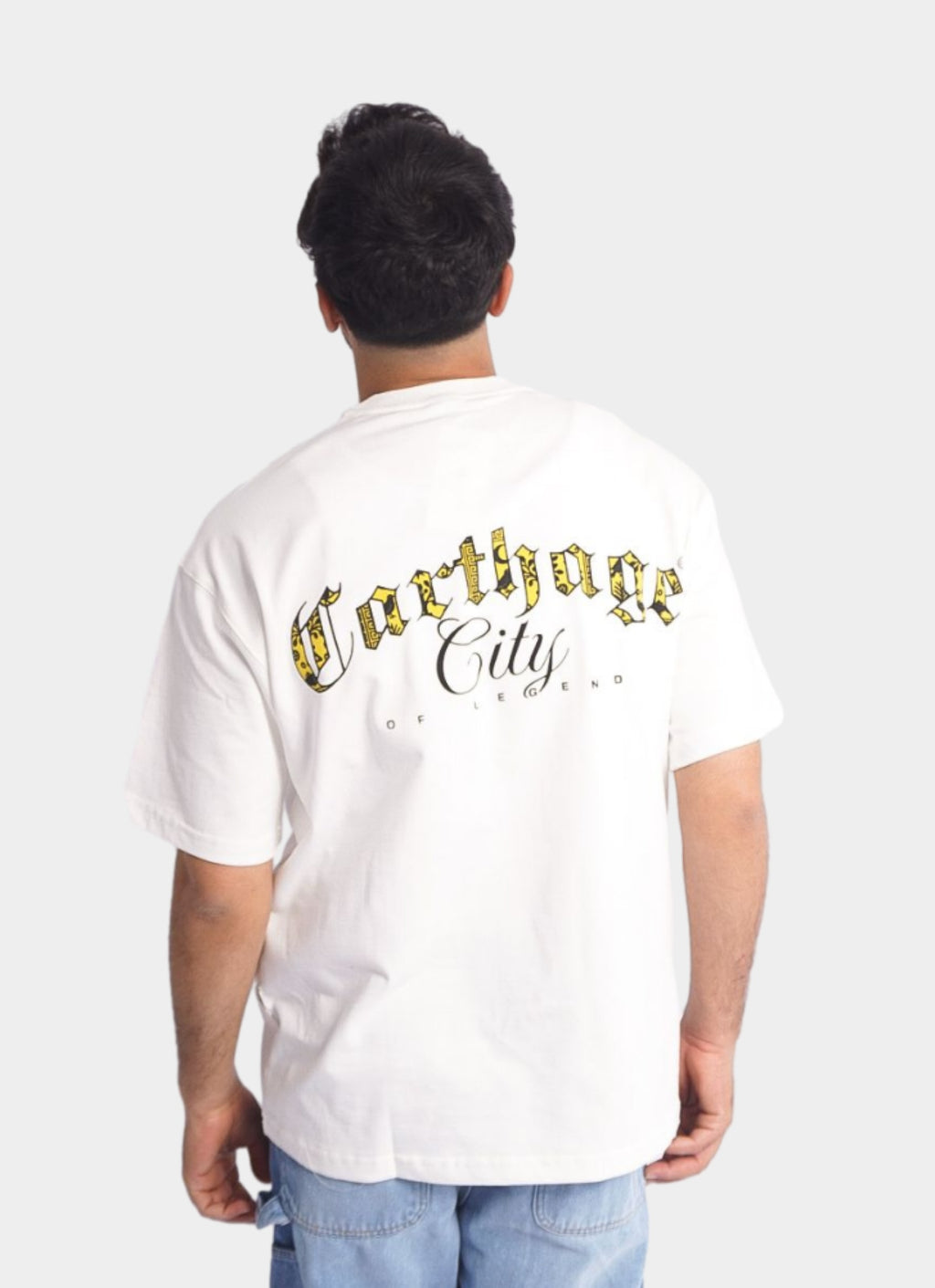 CARTHAGE V2 oversize t-shirt - WHITE