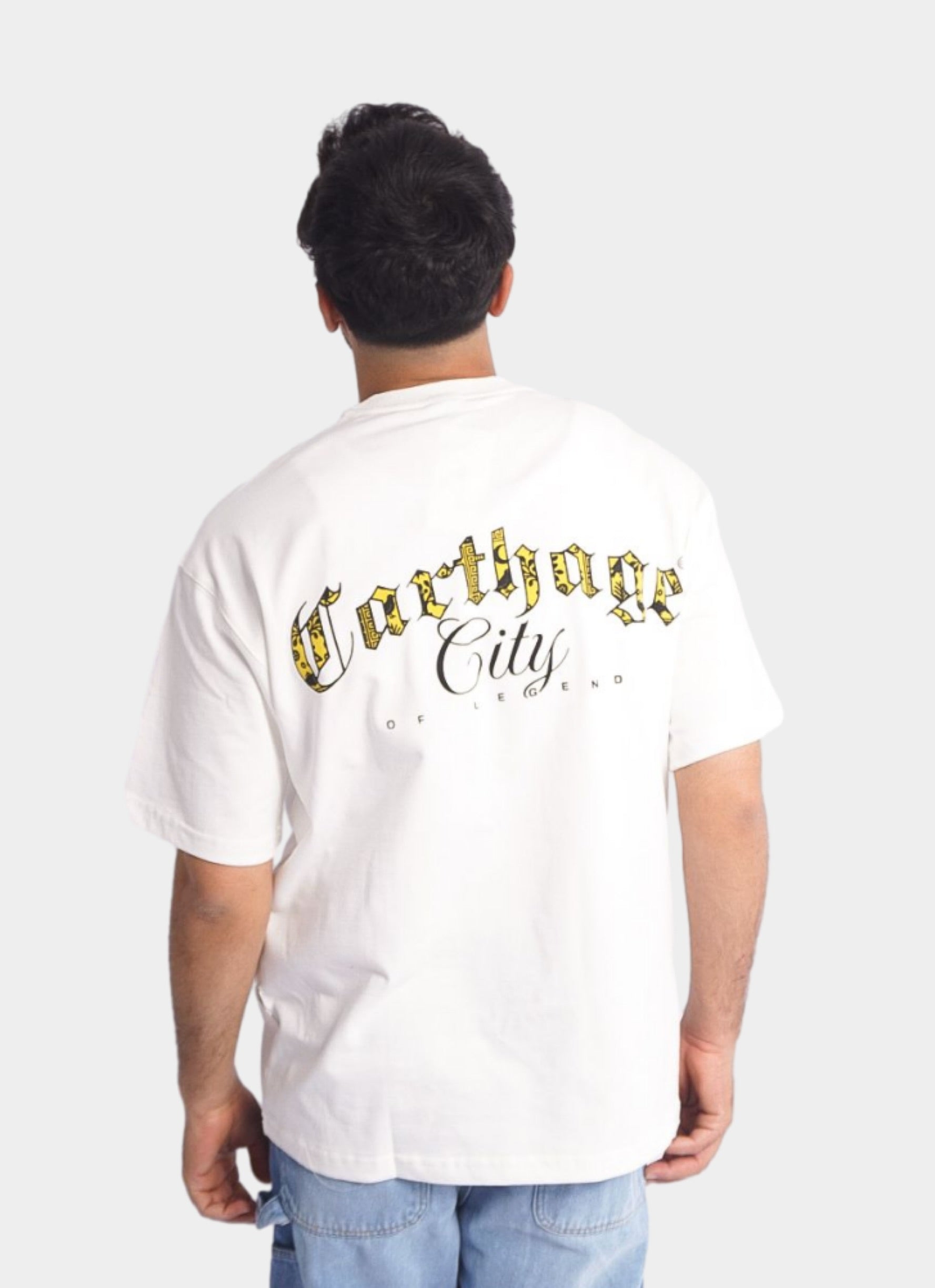 CARTHAGE V2 oversize t-shirt - WHITE