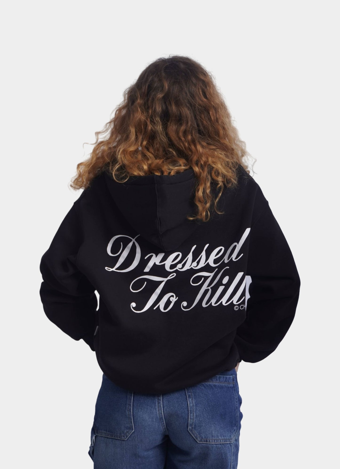 BLACK HOODIE ' DRESSED TO KILL '