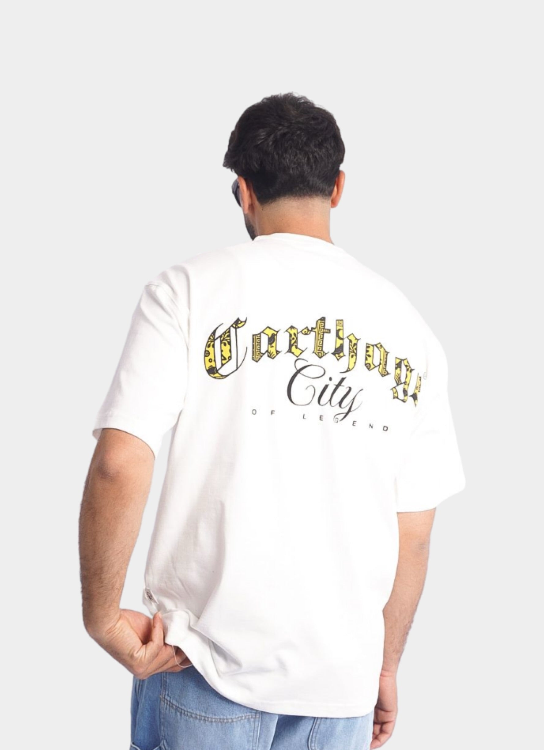 CARTHAGE V2 oversize t-shirt - WHITE