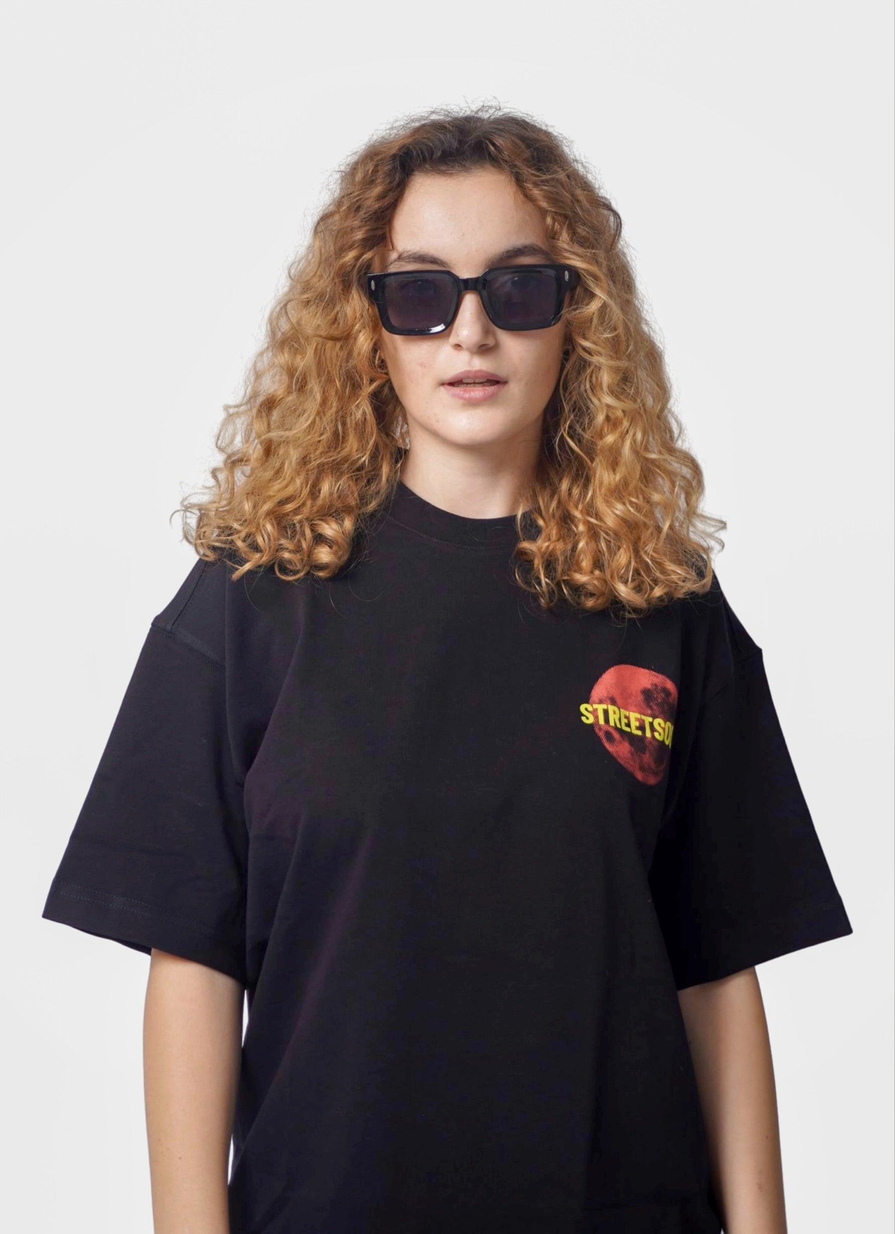 STREETSOUL oversize t-shirt - BLACK