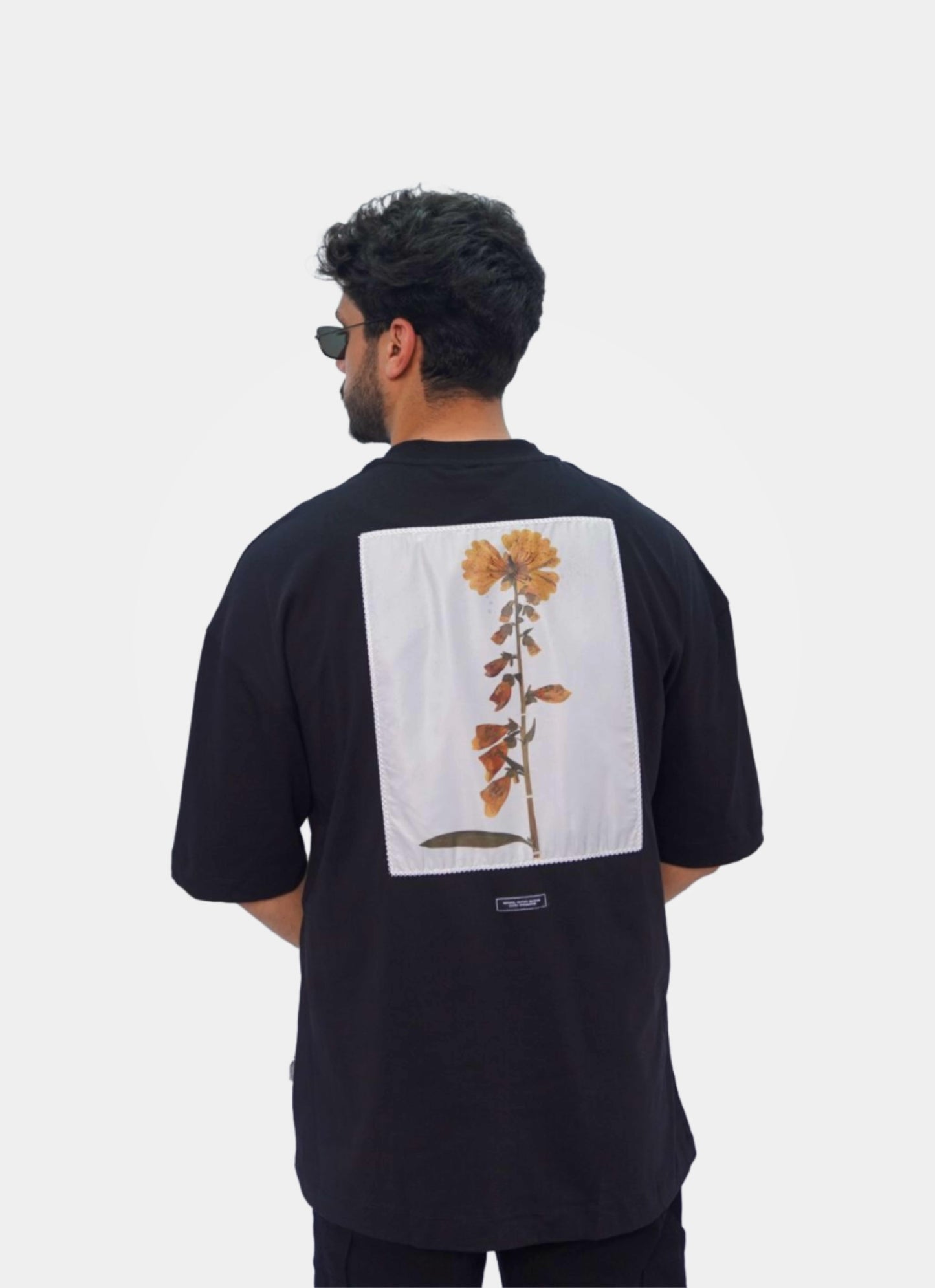 PURPUREA oversize t-shirt - BLACK