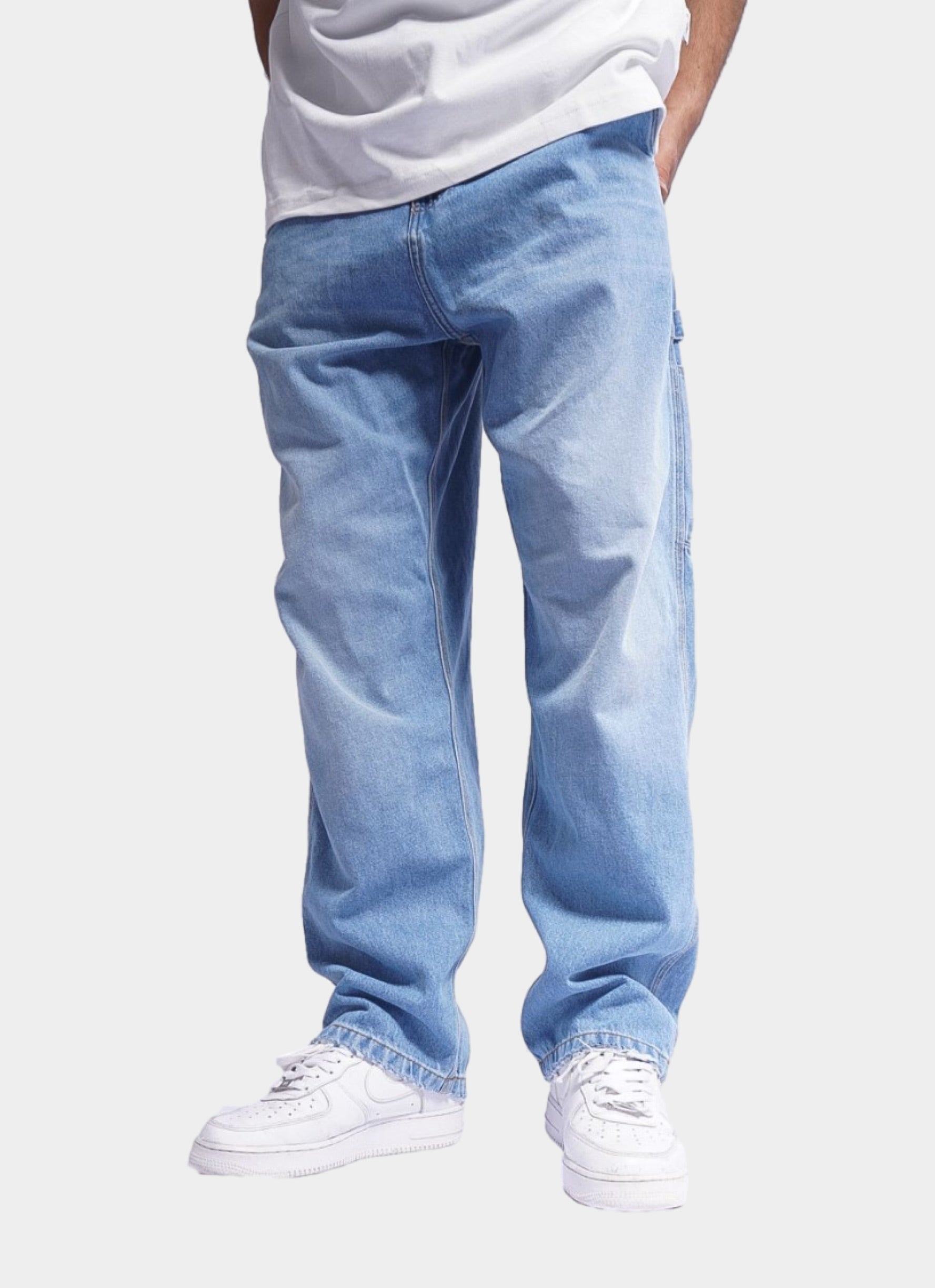BAGGY 6 POCKET JEANS - LIGHT BLUE