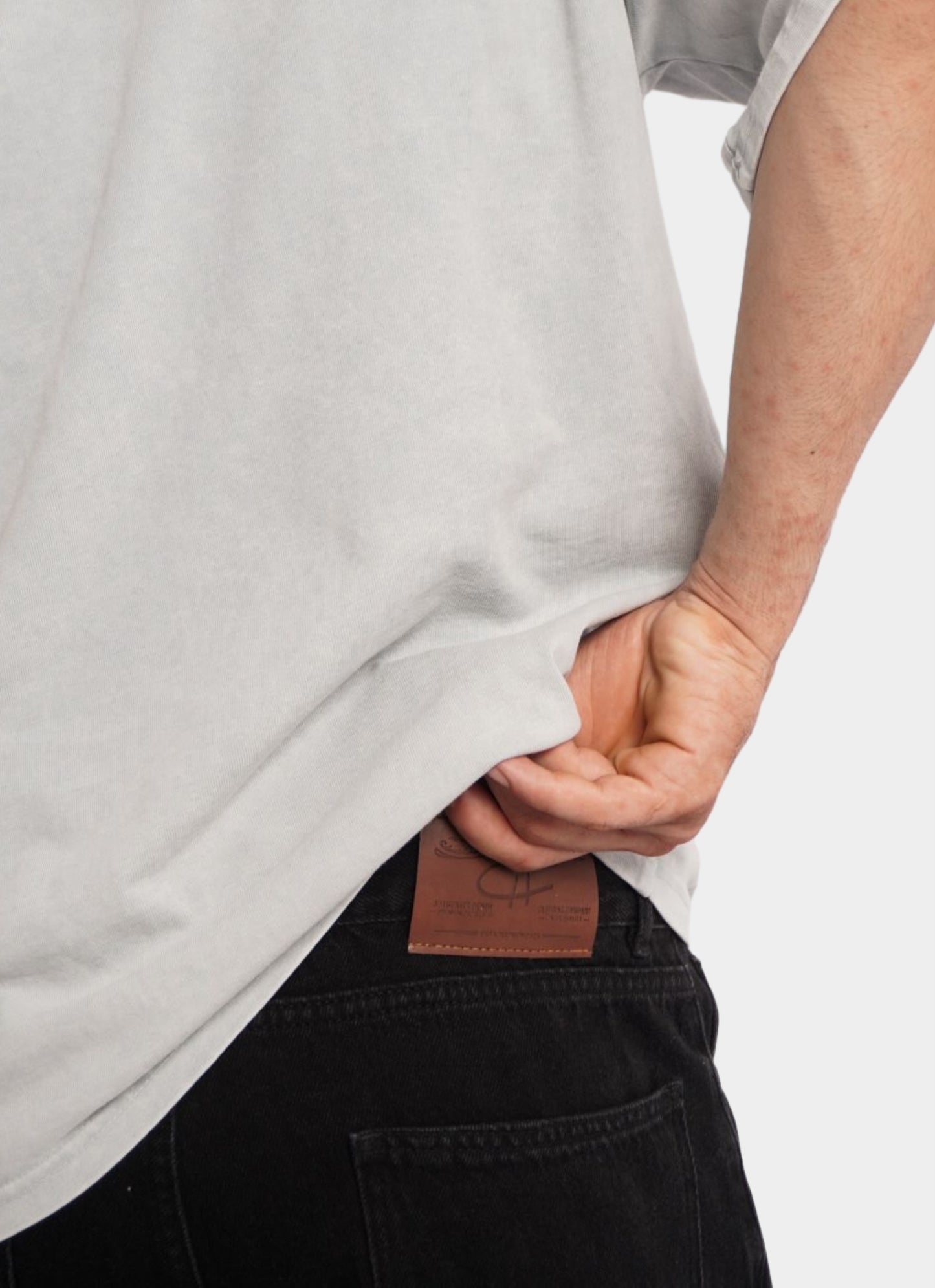 STRAIGHT JEANS - DARK GREY