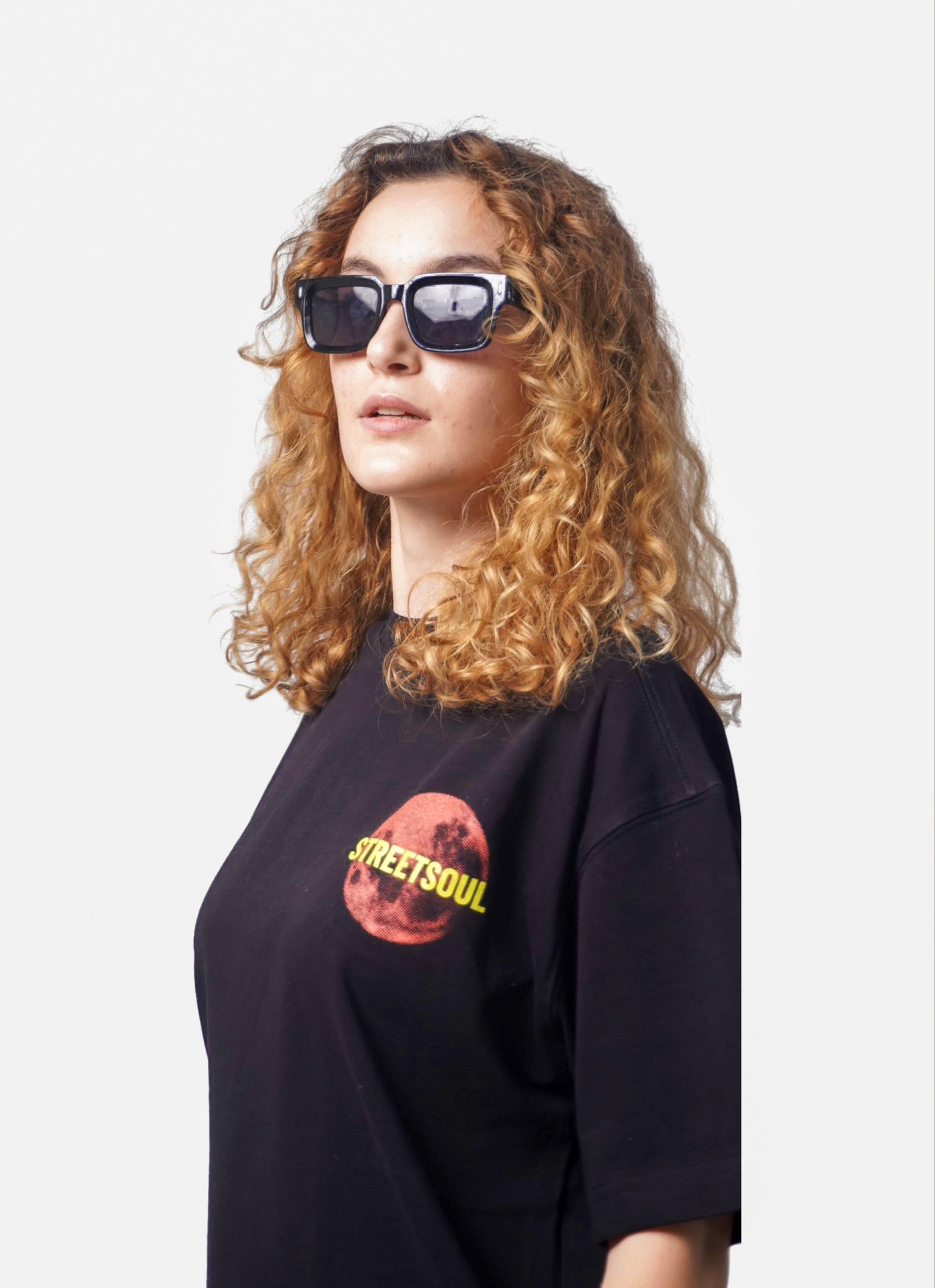 STREETSOUL oversize t-shirt - BLACK