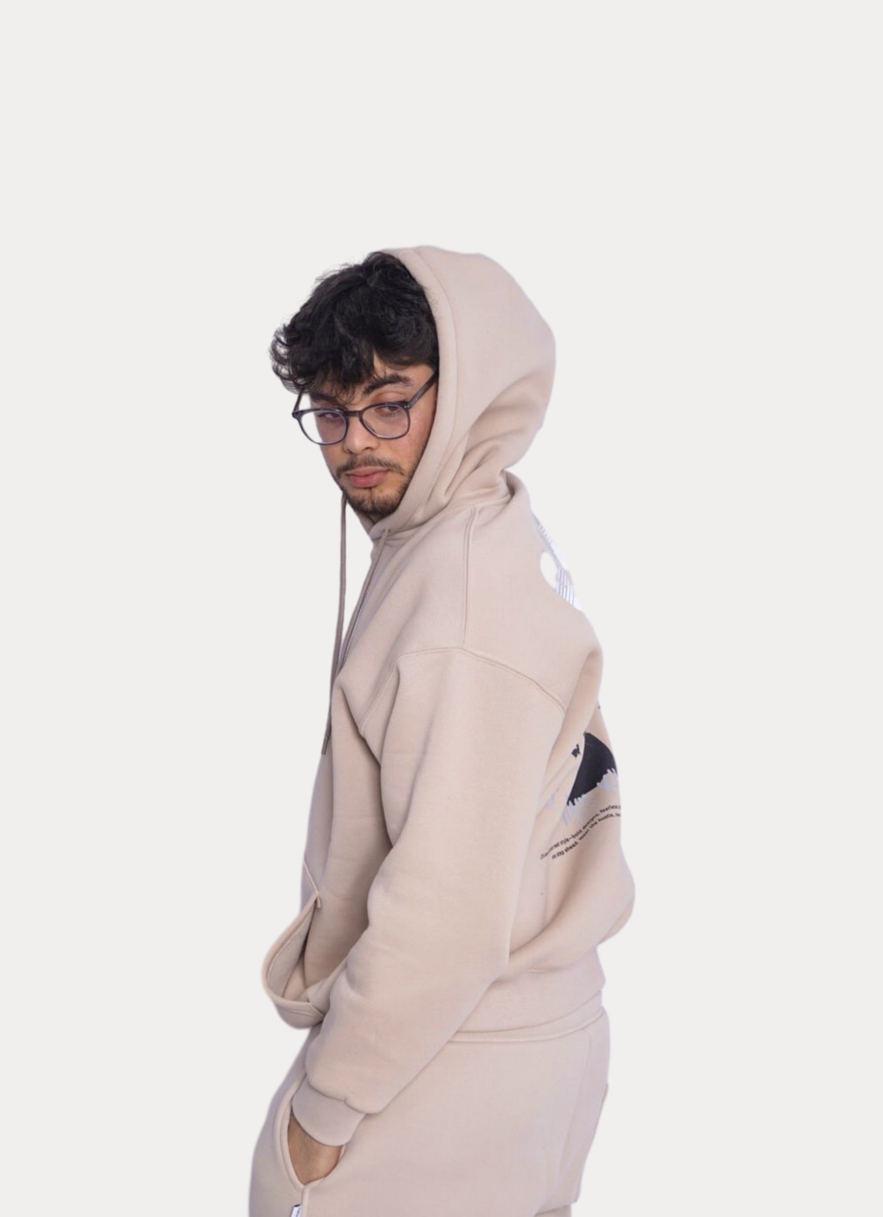 BEIGE HOODIE ' BANDITO '