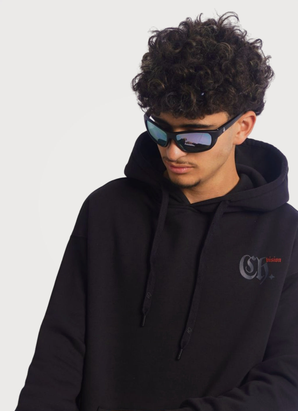 BLACK HOODIE ' HUSTLE '