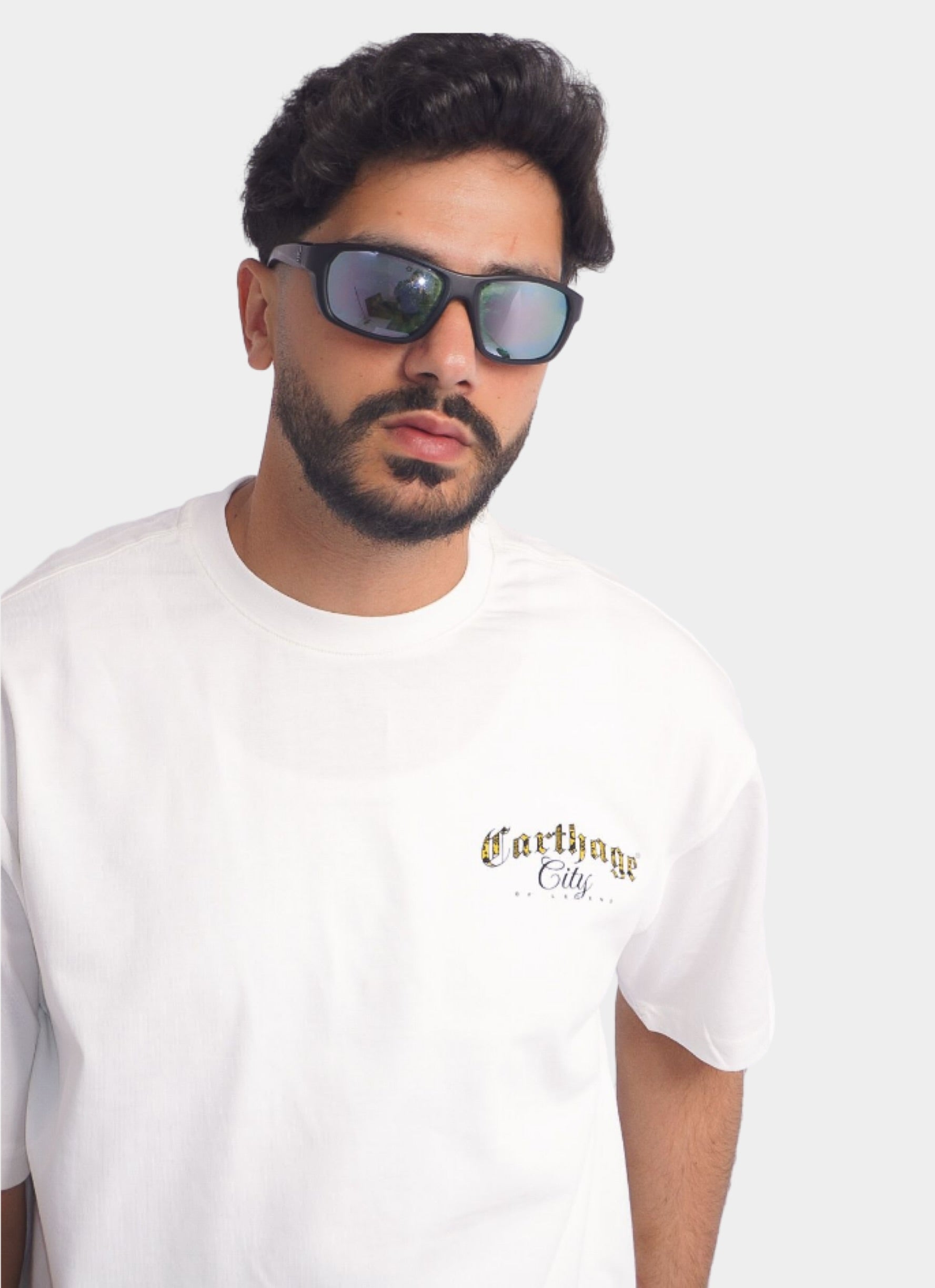 CARTHAGE V2 oversize t-shirt - WHITE