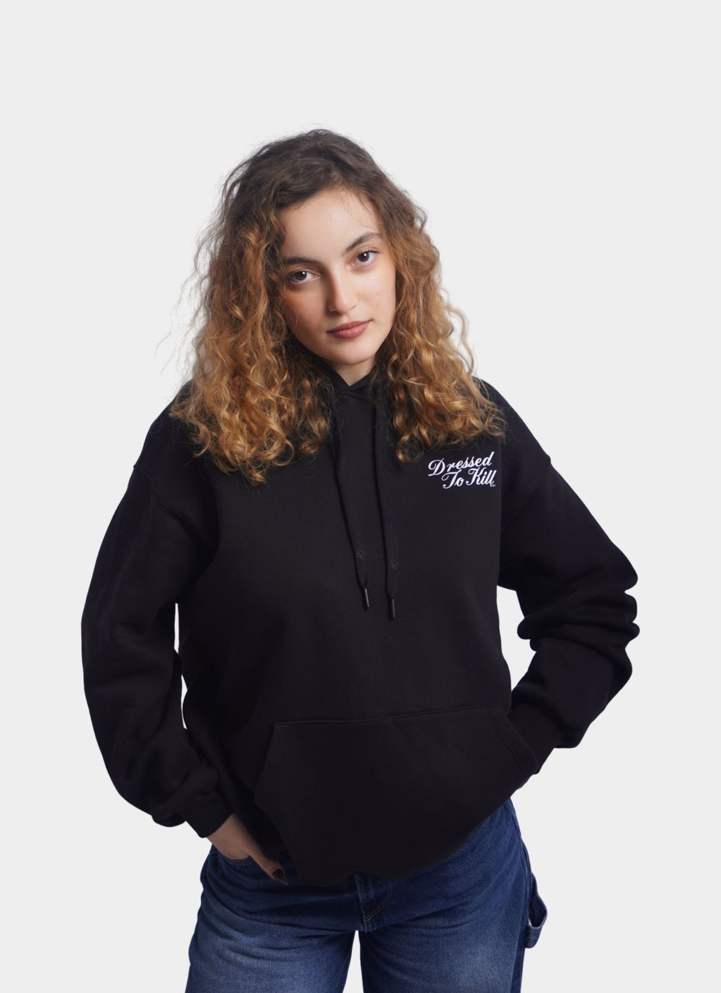 BLACK HOODIE ' DRESSED TO KILL '