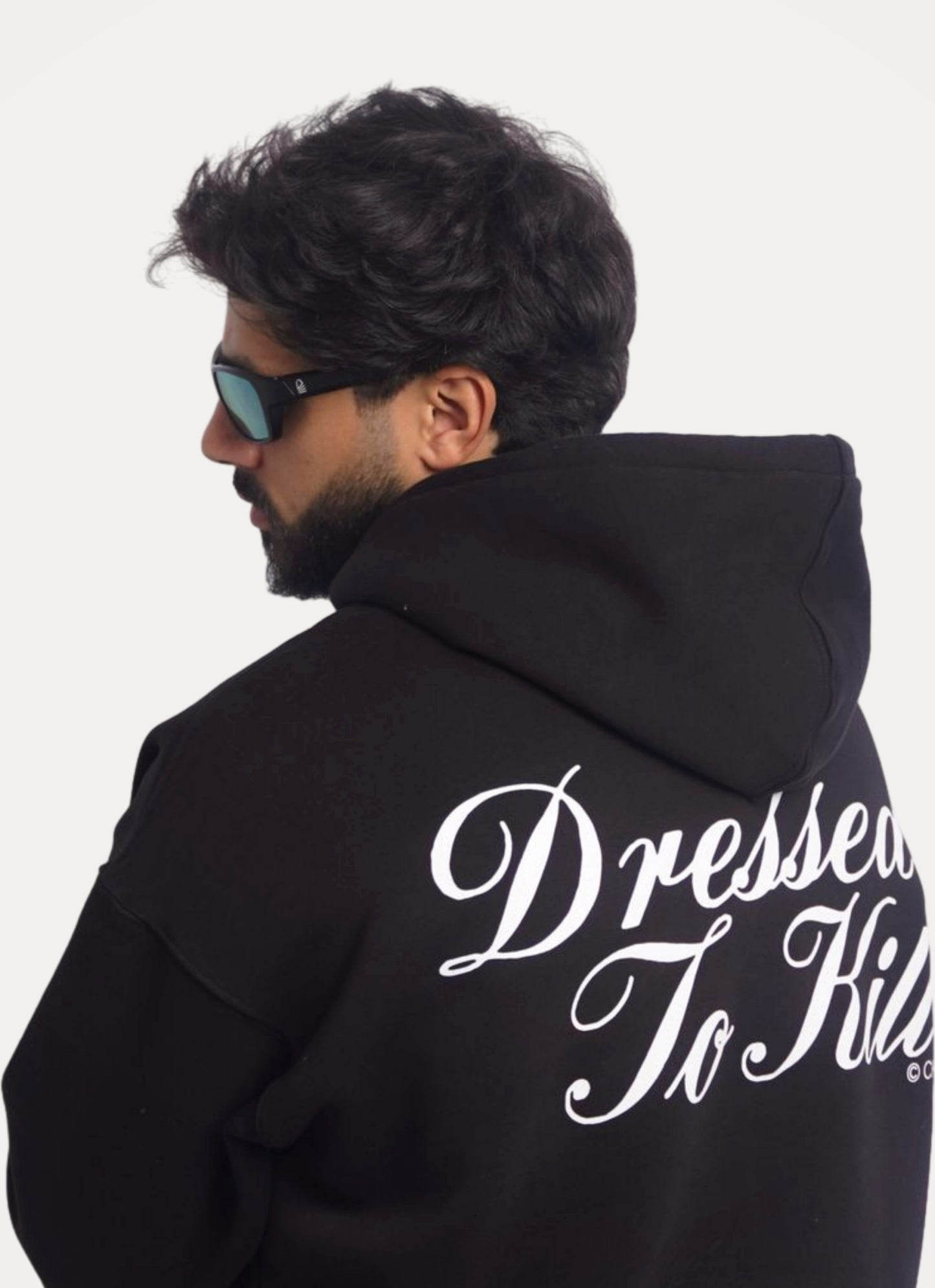 BLACK HOODIE ' DRESSED TO KILL '
