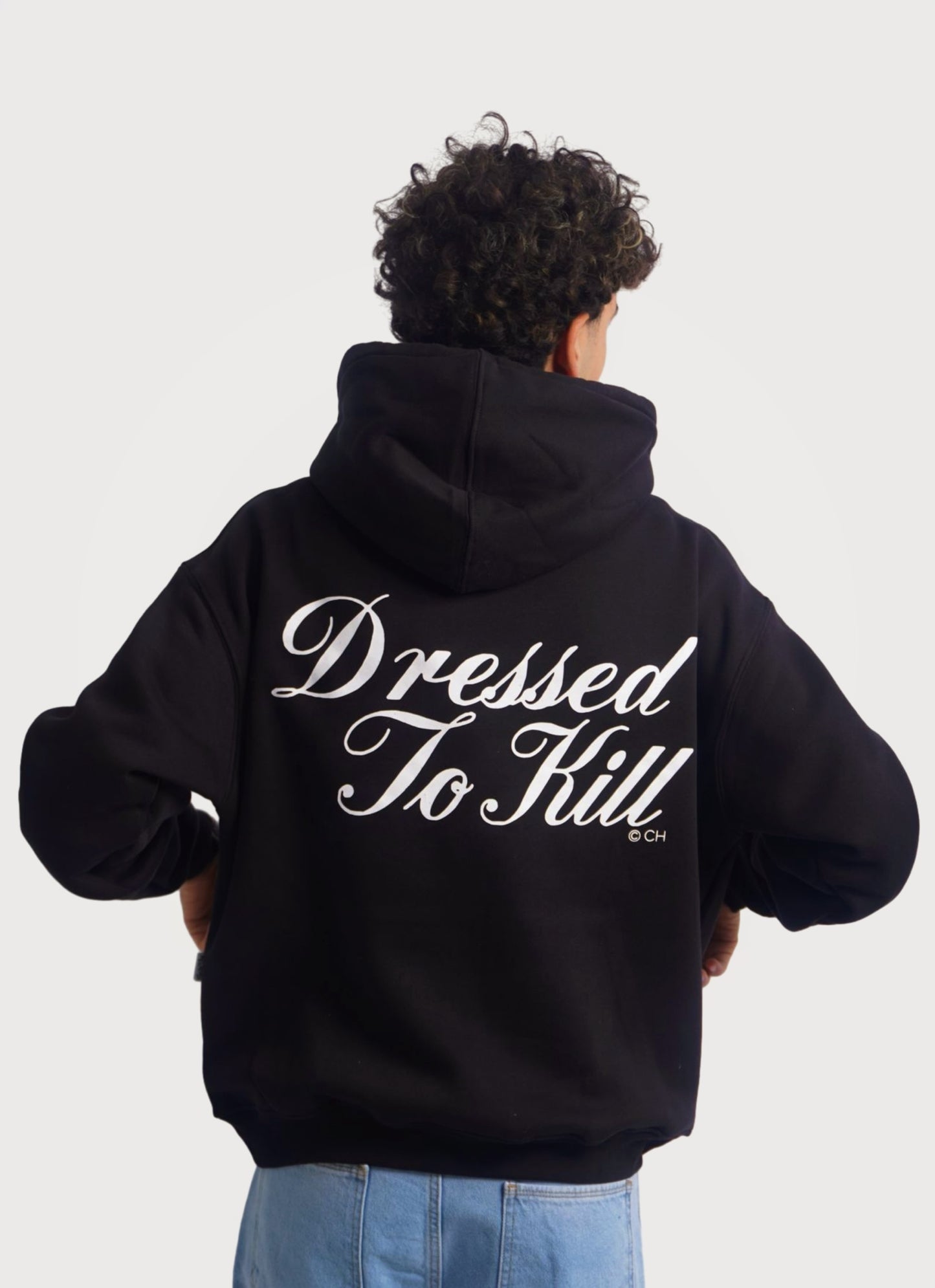 BLACK HOODIE ' DRESSED TO KILL '