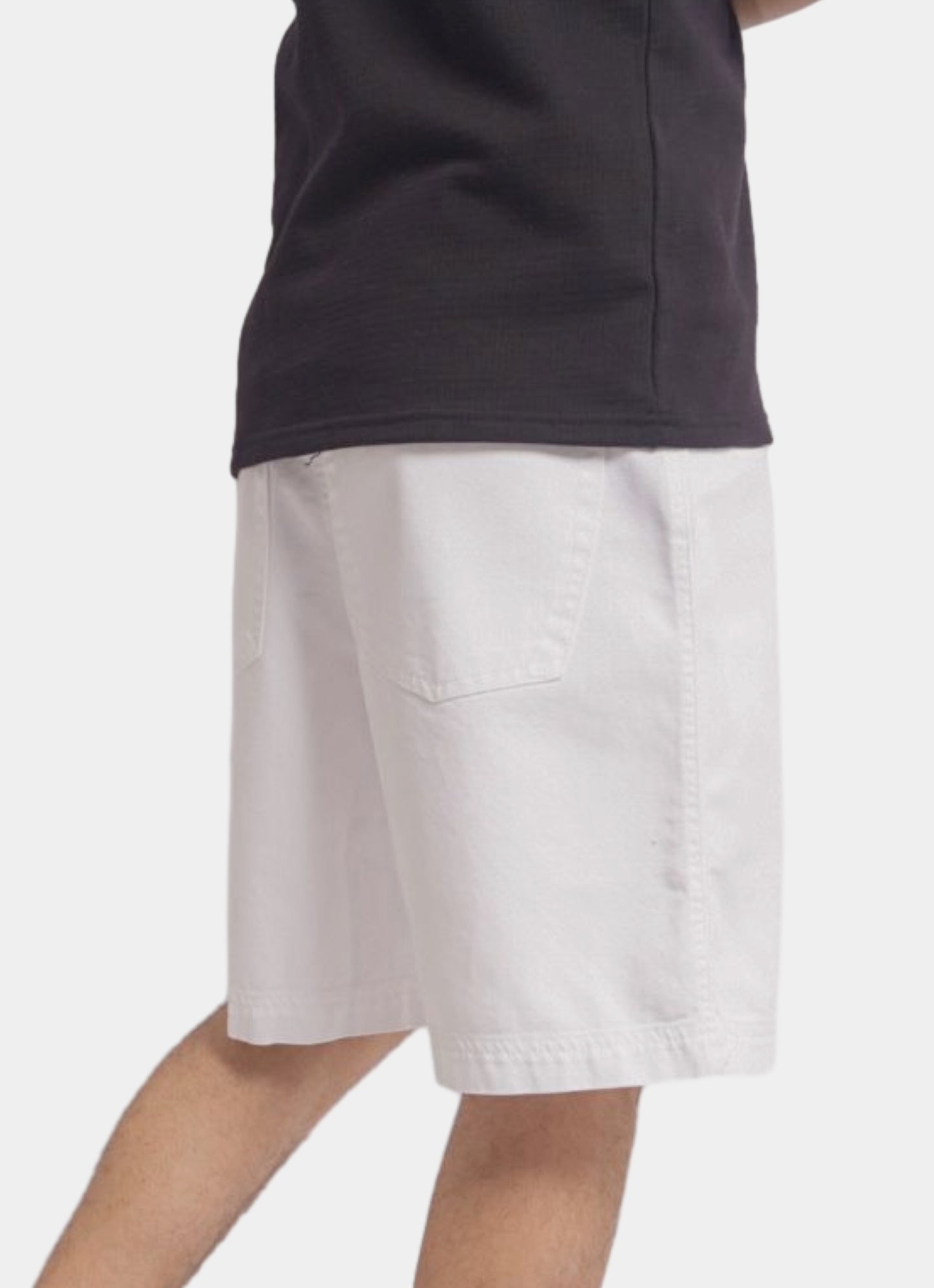 SIMPLE WHITE BERMUDA - white