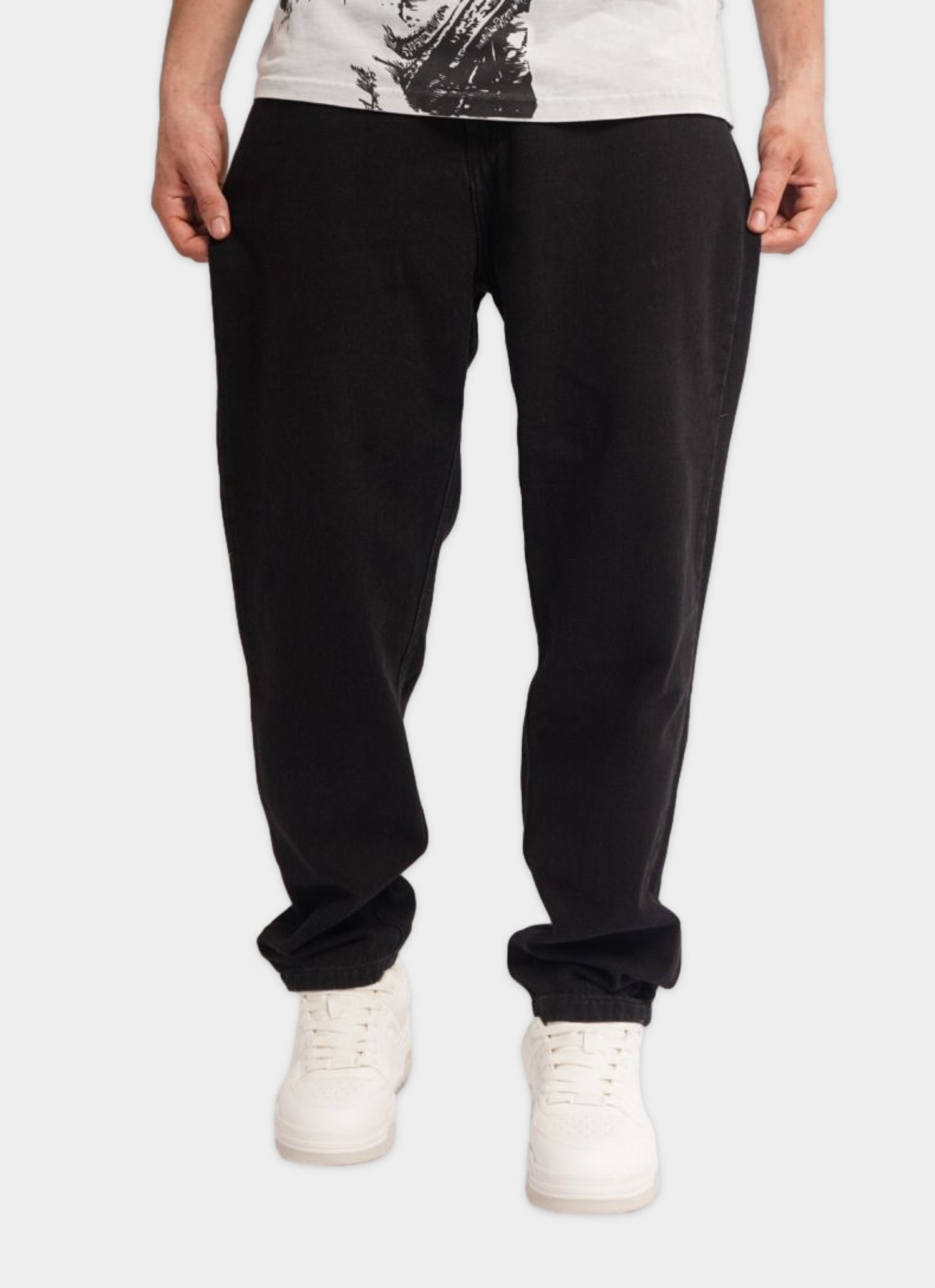 STRAIGHT JEANS - DARK GREY