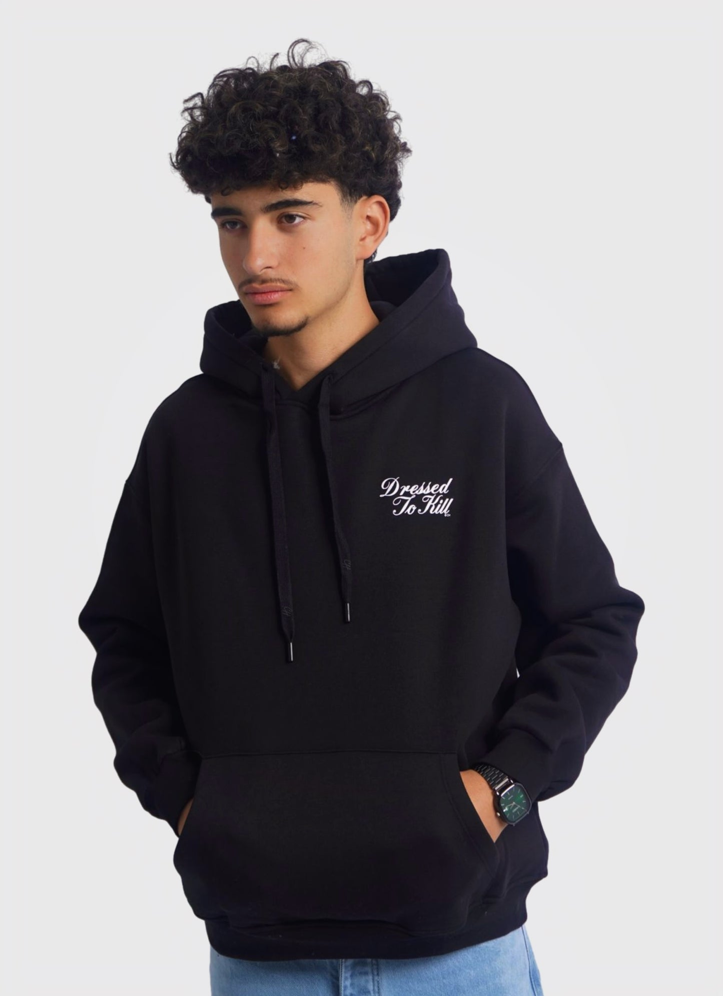 BLACK HOODIE ' DRESSED TO KILL '