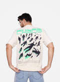 CHAOS oversize t-shirt - BEIGE