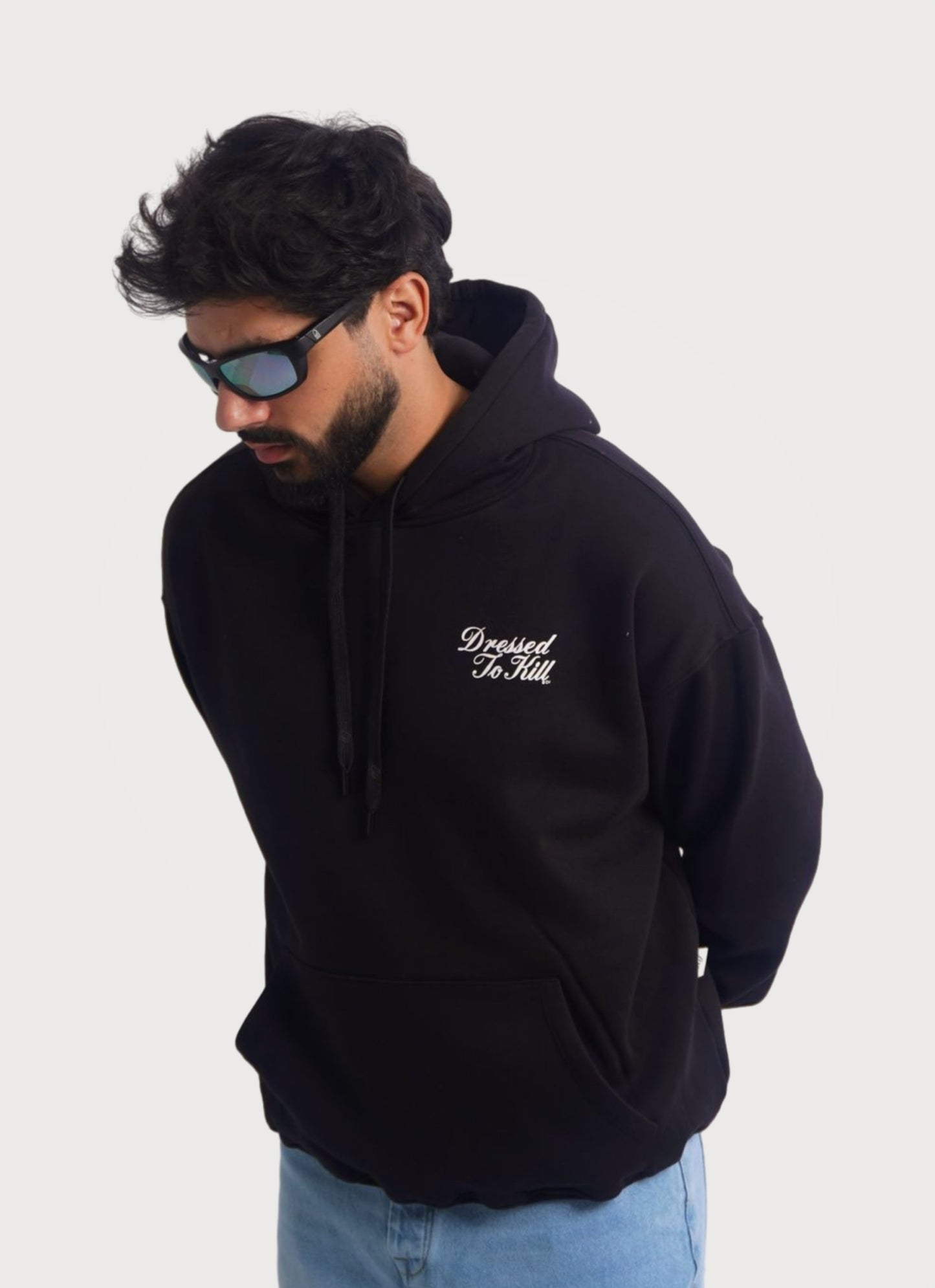 BLACK HOODIE ' DRESSED TO KILL '