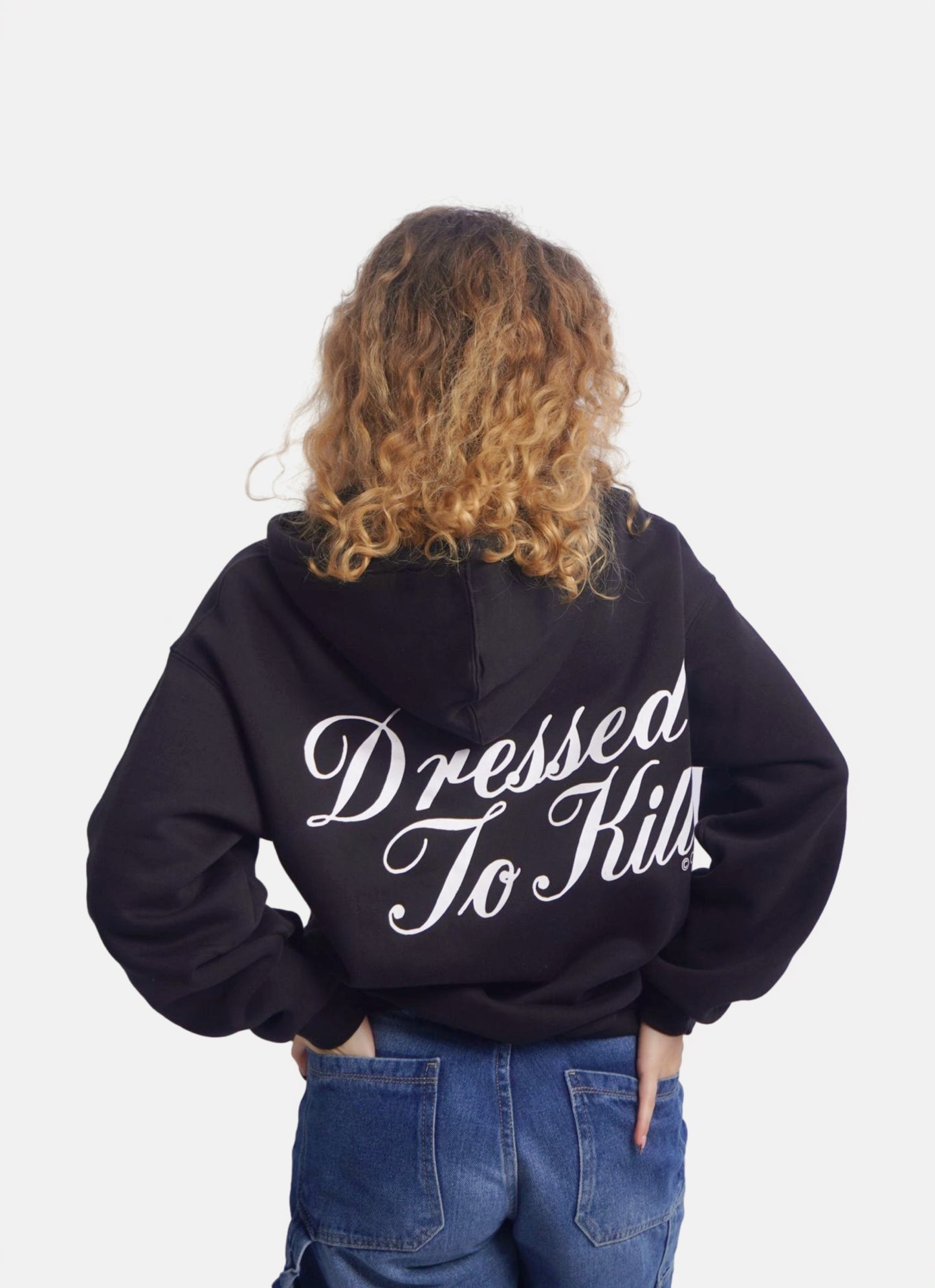 BLACK HOODIE ' DRESSED TO KILL '