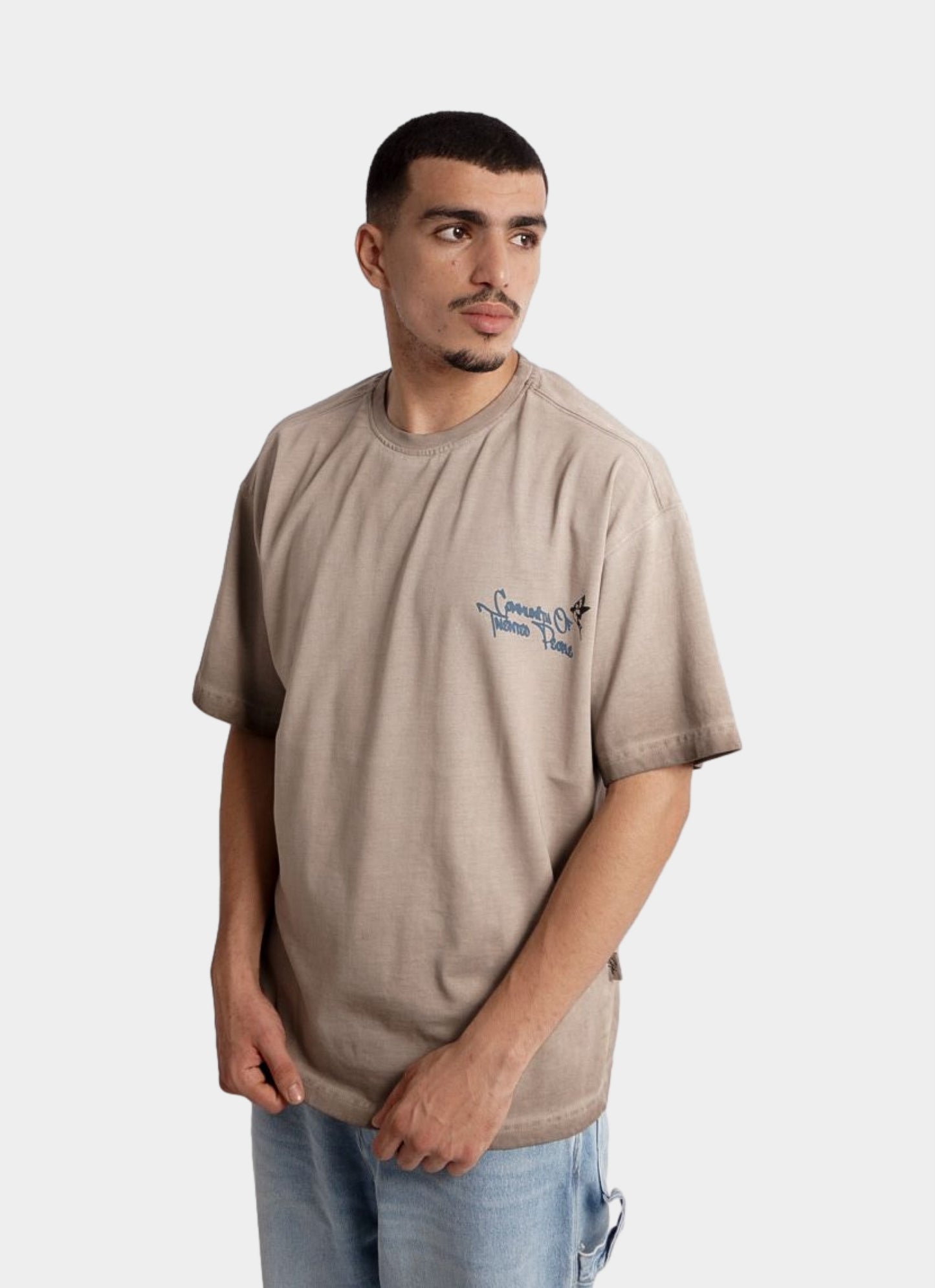 TALENTED PEOPLE oversize t-shirt - MOCHA