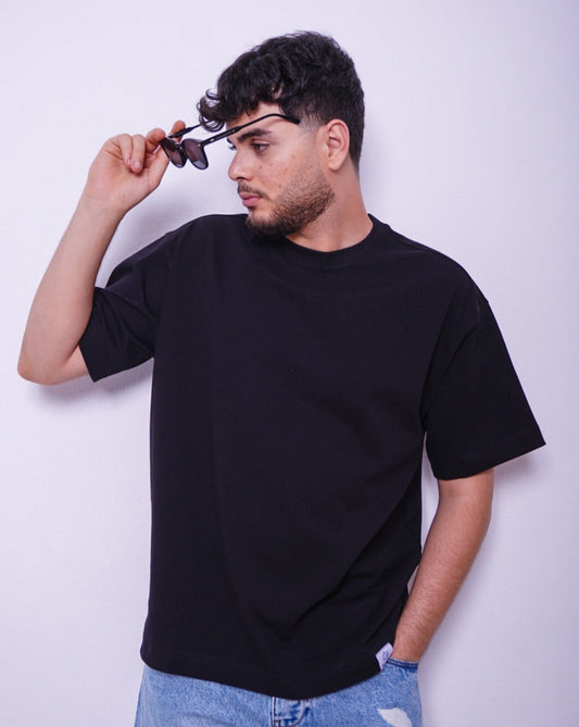 SIMPLE oversize t-shirt - black