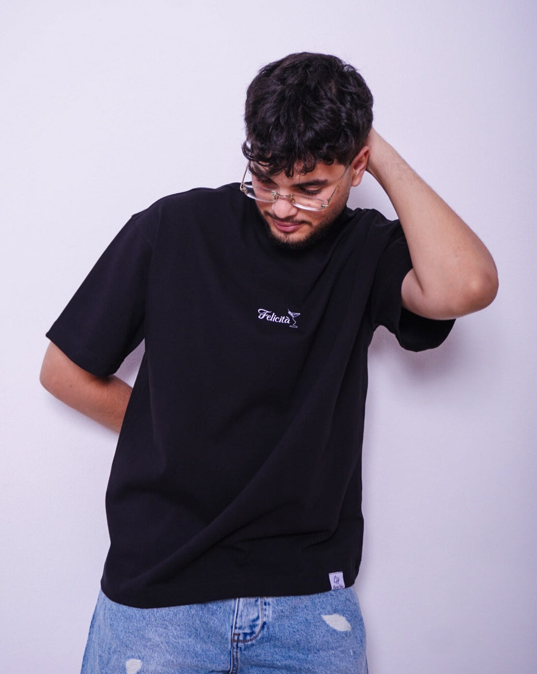 FELICITA oversize t-shirt - black