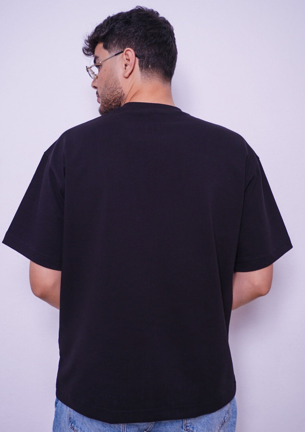 SIMPLE oversize t-shirt - black