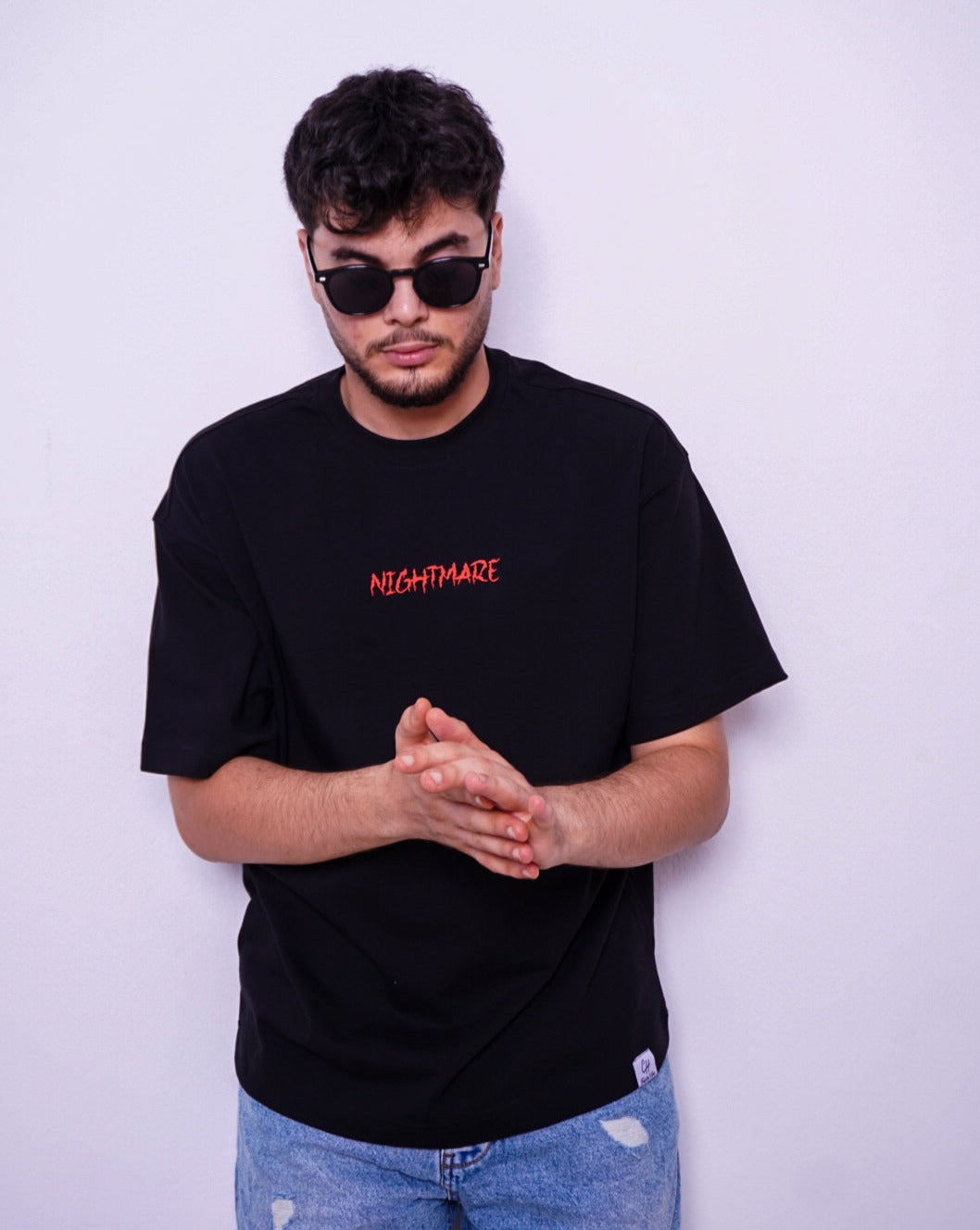 NIGHTMARE oversize t-shirt - black