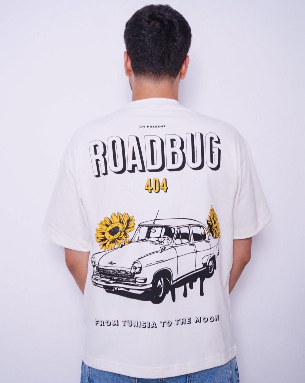 ROADBUG oversize t-shirt - WHITE